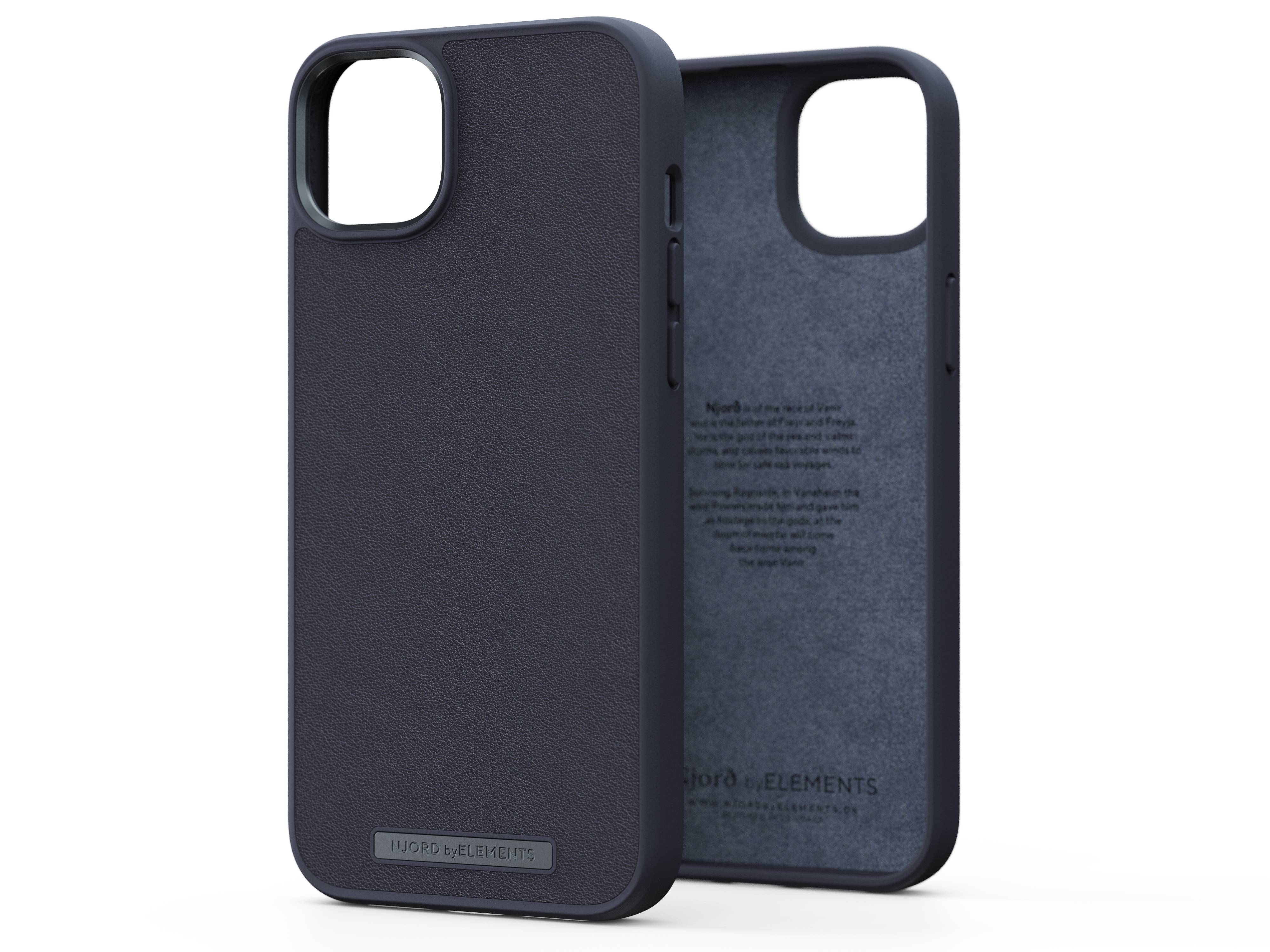 Rca Informatique - Image du produit : IPHONE 14 PLUS CASE NJORD - GENUINE LEATHER BLACK