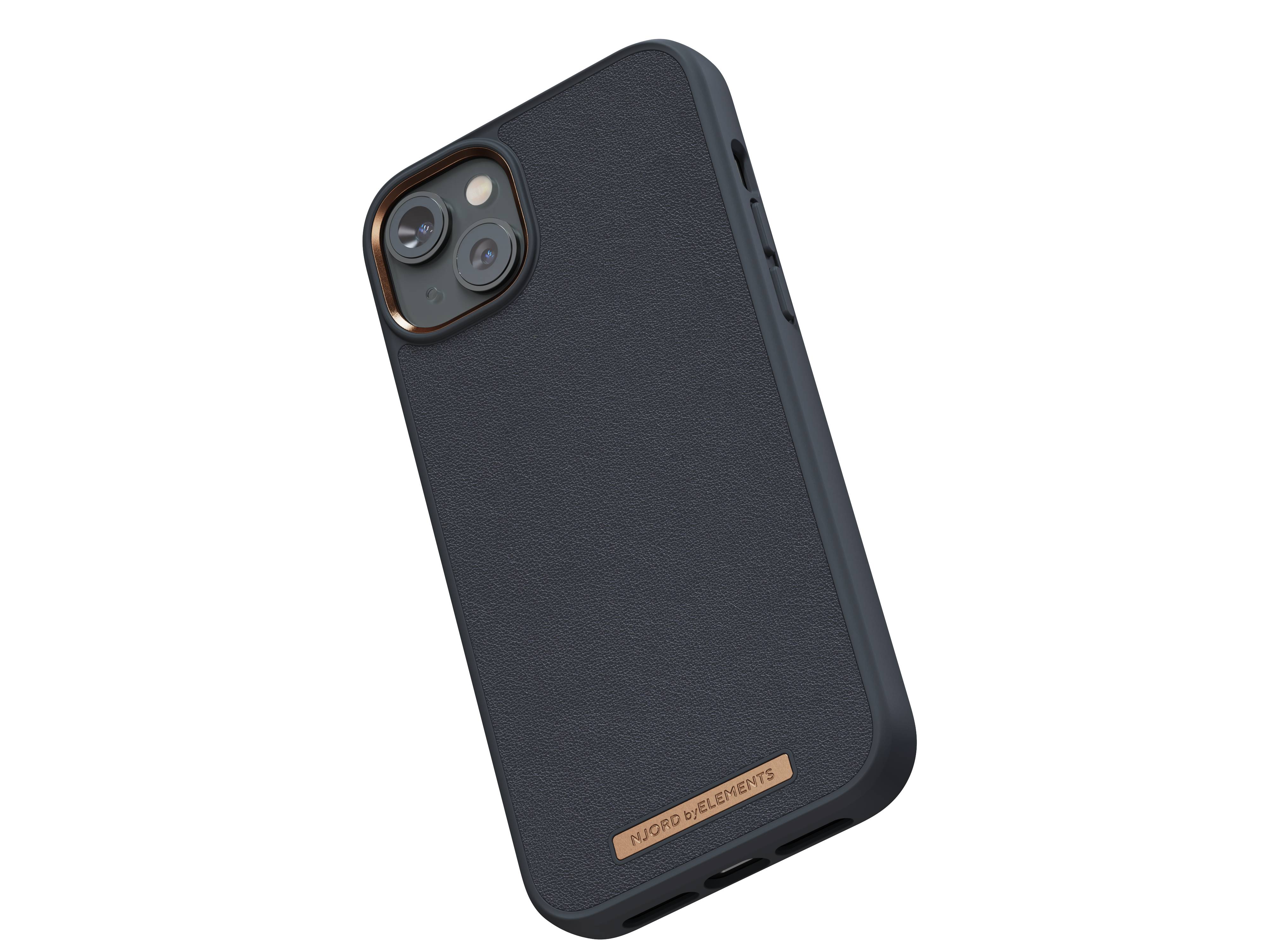 Rca Informatique - image du produit : IPHONE 14 PLUS CASE NJORD - GENUINE LEATHER BLACK