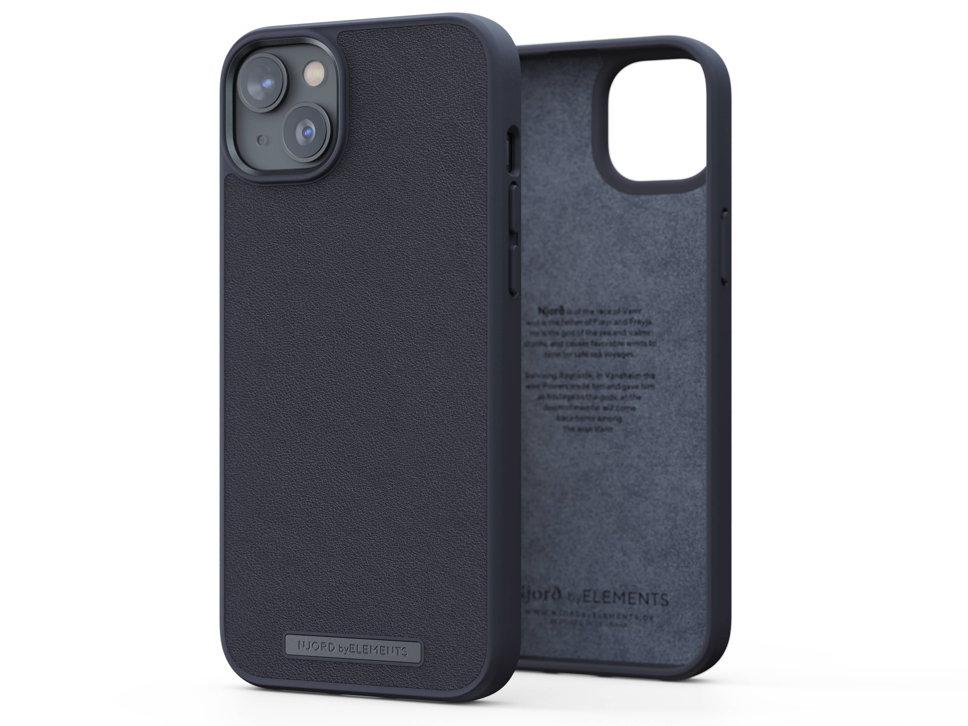 Rca Informatique - image du produit : IPHONE 14 PLUS CASE NJORD - GENUINE LEATHER BLACK