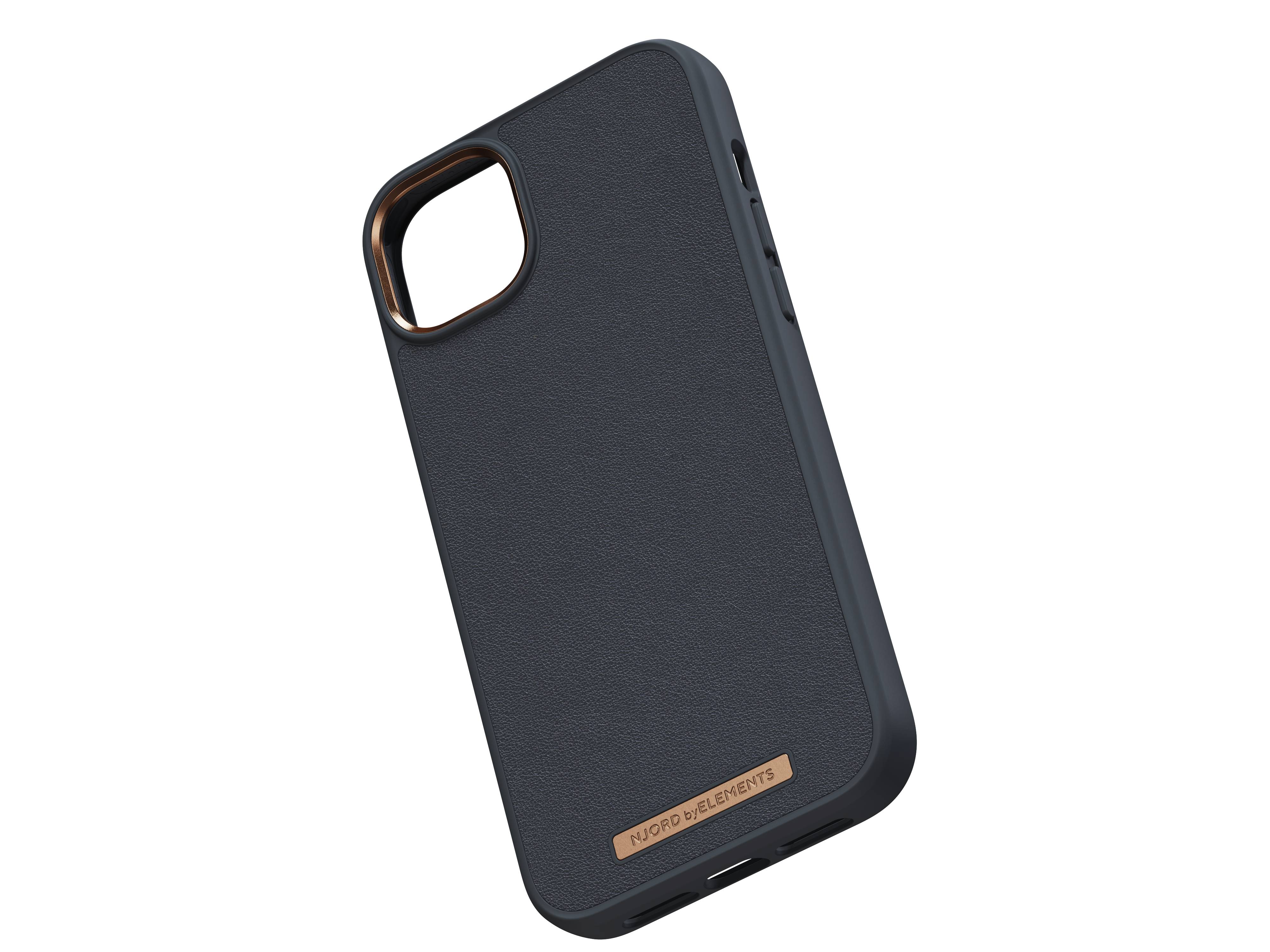 Rca Informatique - image du produit : IPHONE 14 PLUS CASE NJORD - GENUINE LEATHER BLACK