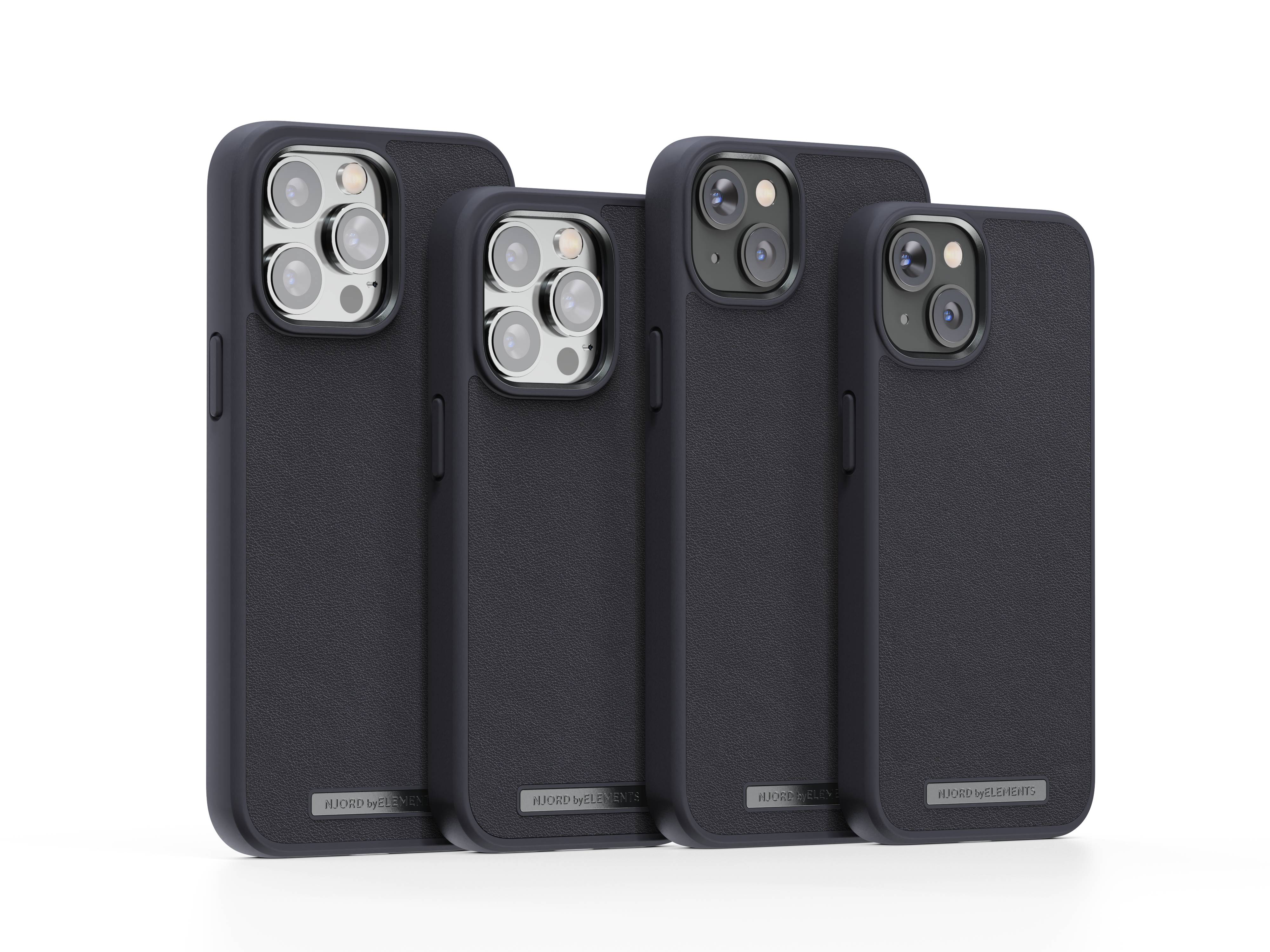 Rca Informatique - image du produit : IPHONE 14 PRO MAX CASE NJORD - GENUINE LEATHER BLACK