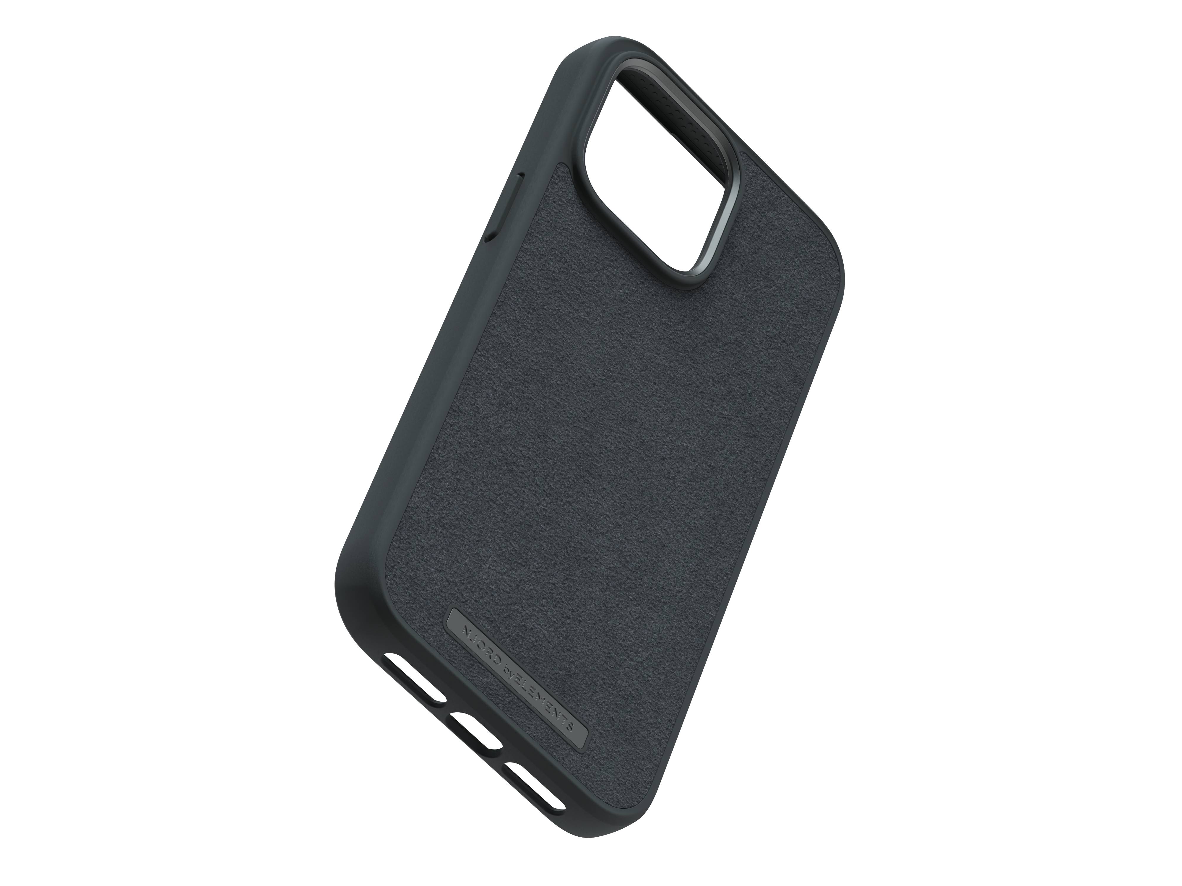 Rca Informatique - image du produit : NJORD SUEDE COMFORT+ CASE FOR IPHONE 14 PRO MAX BLACK