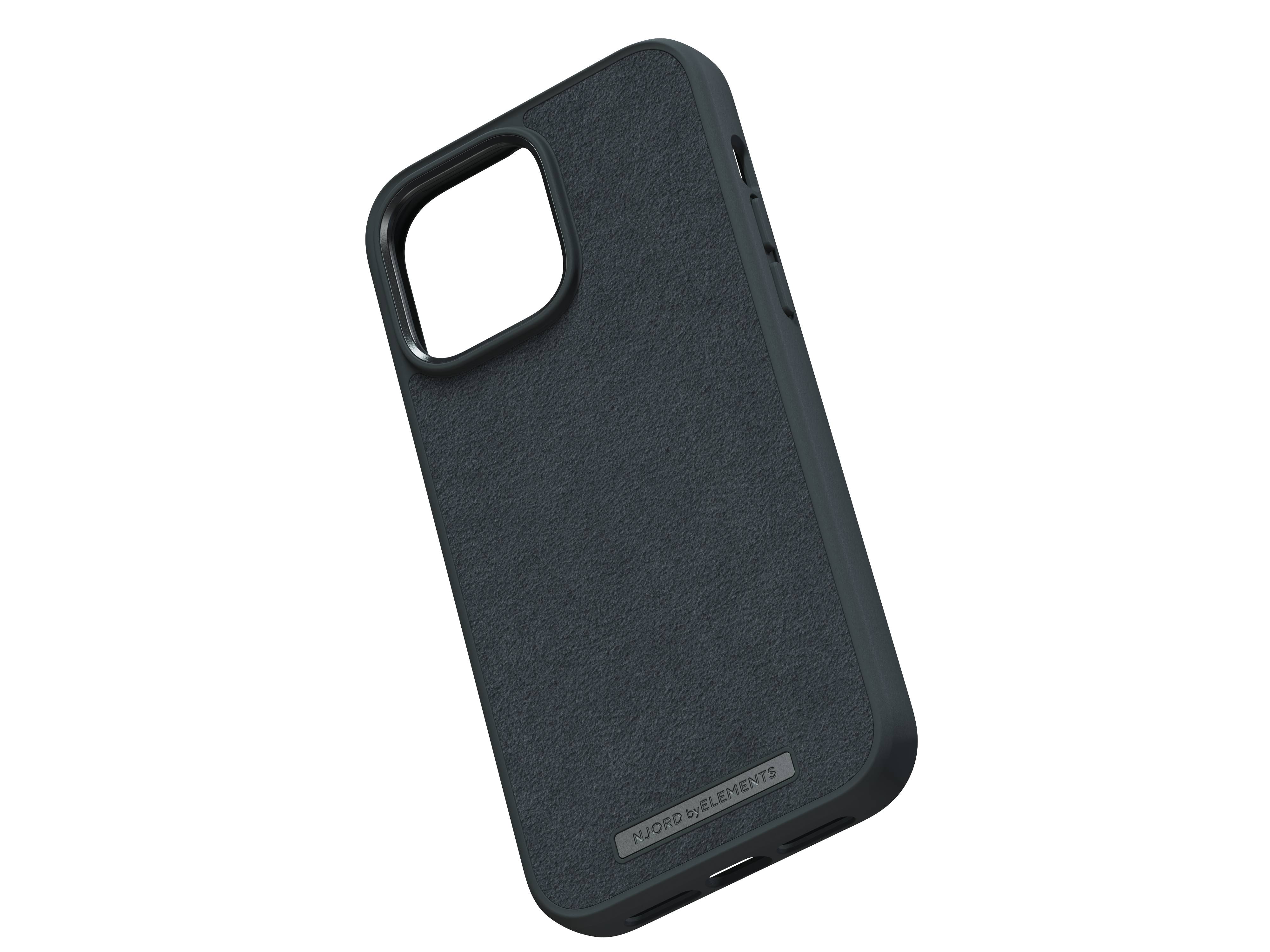 Rca Informatique - image du produit : NJORD SUEDE COMFORT+ CASE FOR IPHONE 14 PRO MAX BLACK