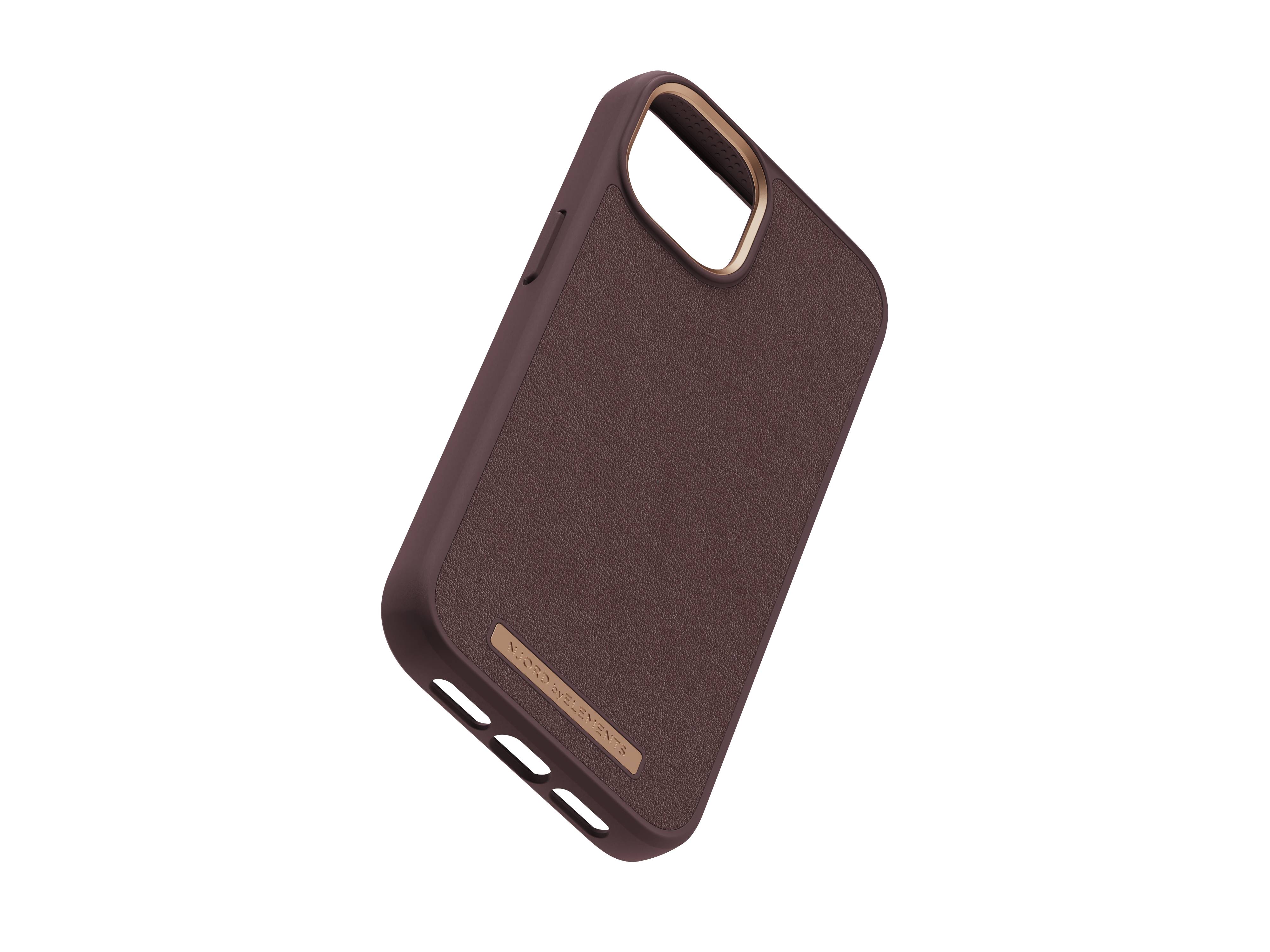 Rca Informatique - image du produit : NJORD GENUINE LEATHER CASE IPHONE 14 BROWN