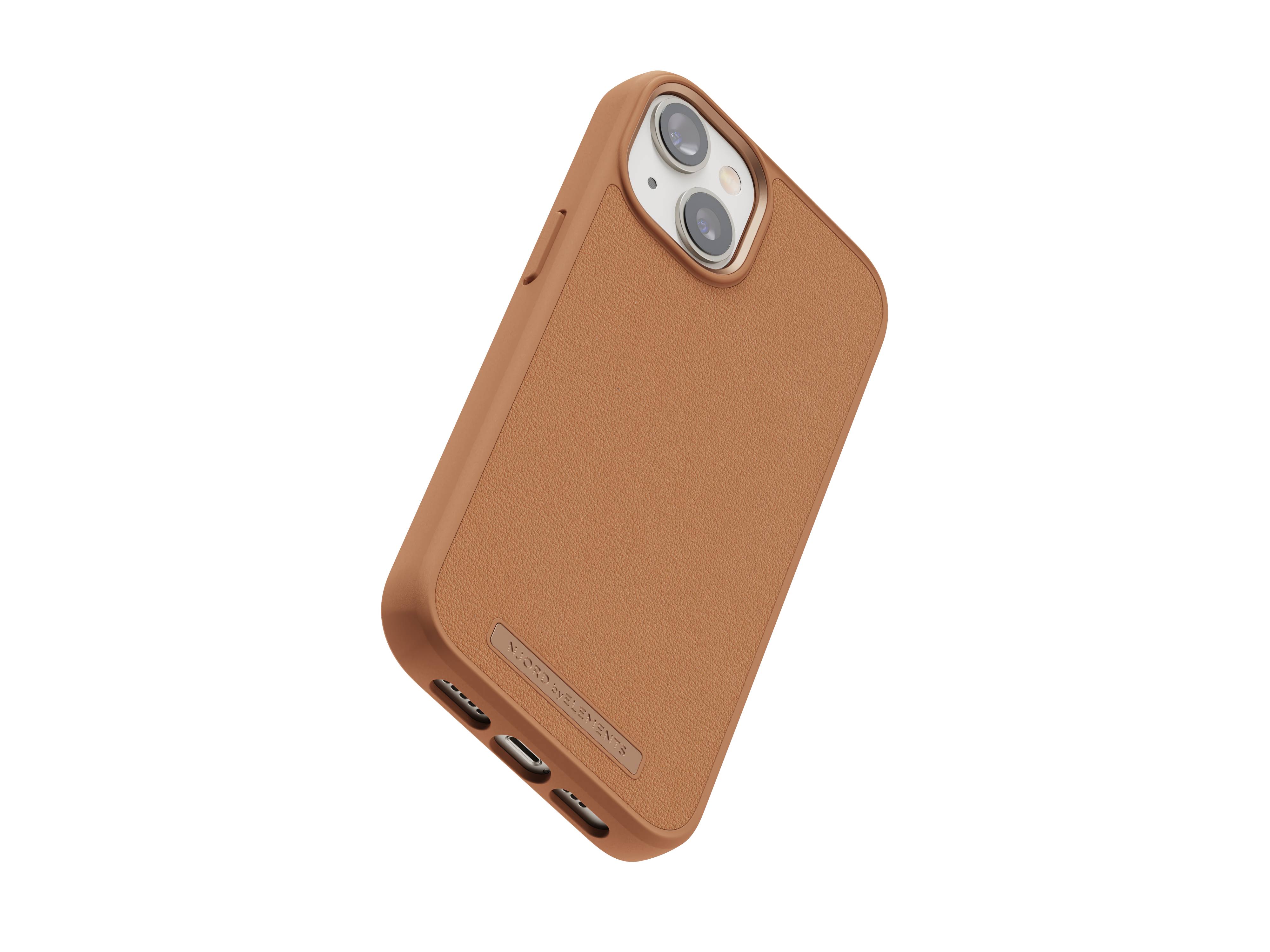 Rca Informatique - image du produit : NJORD GENUINE LEATHER CASE IPHONE 14 COGNAC