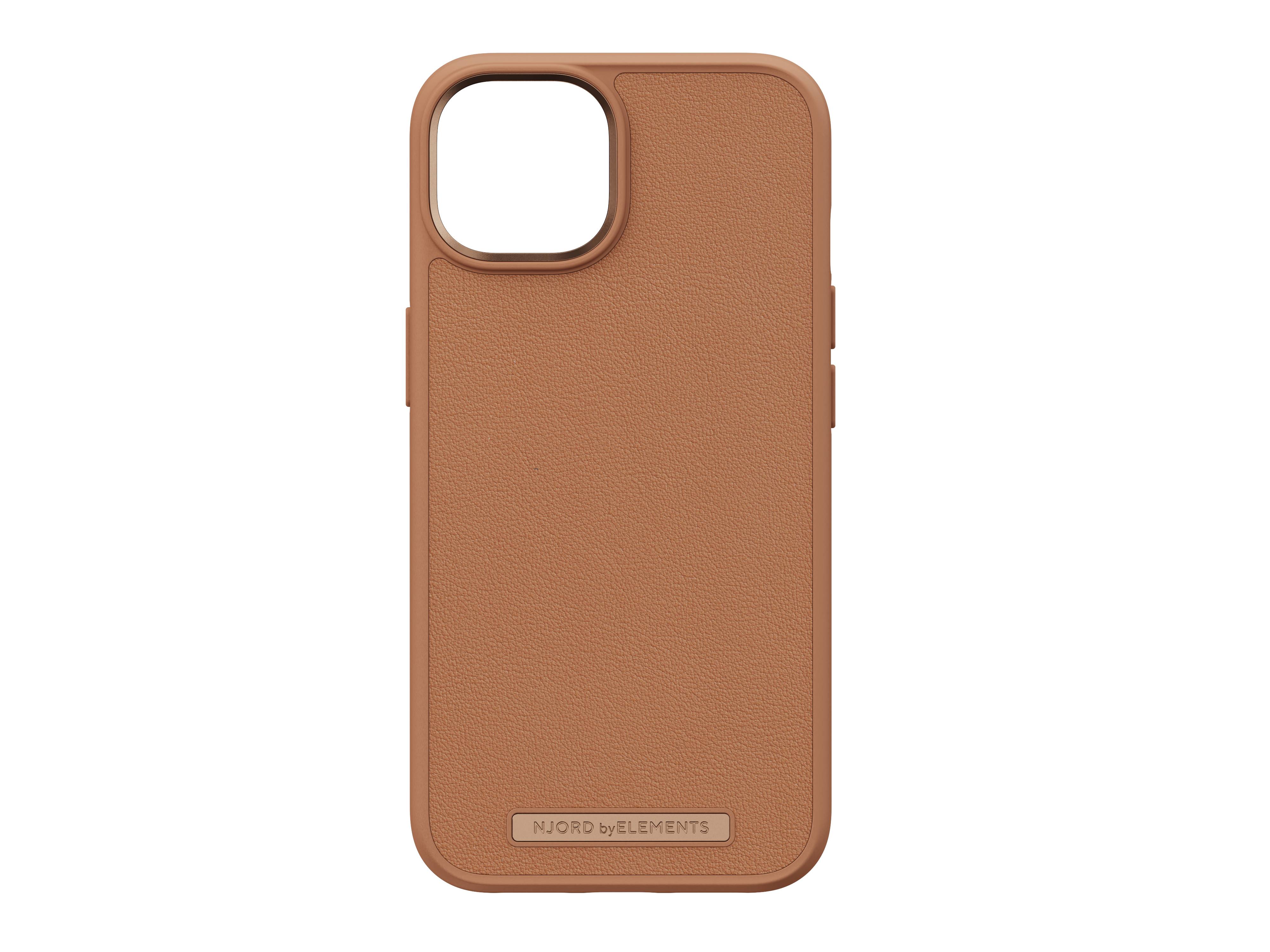 Rca Informatique - image du produit : NJORD GENUINE LEATHER CASE IPHONE 14 COGNAC