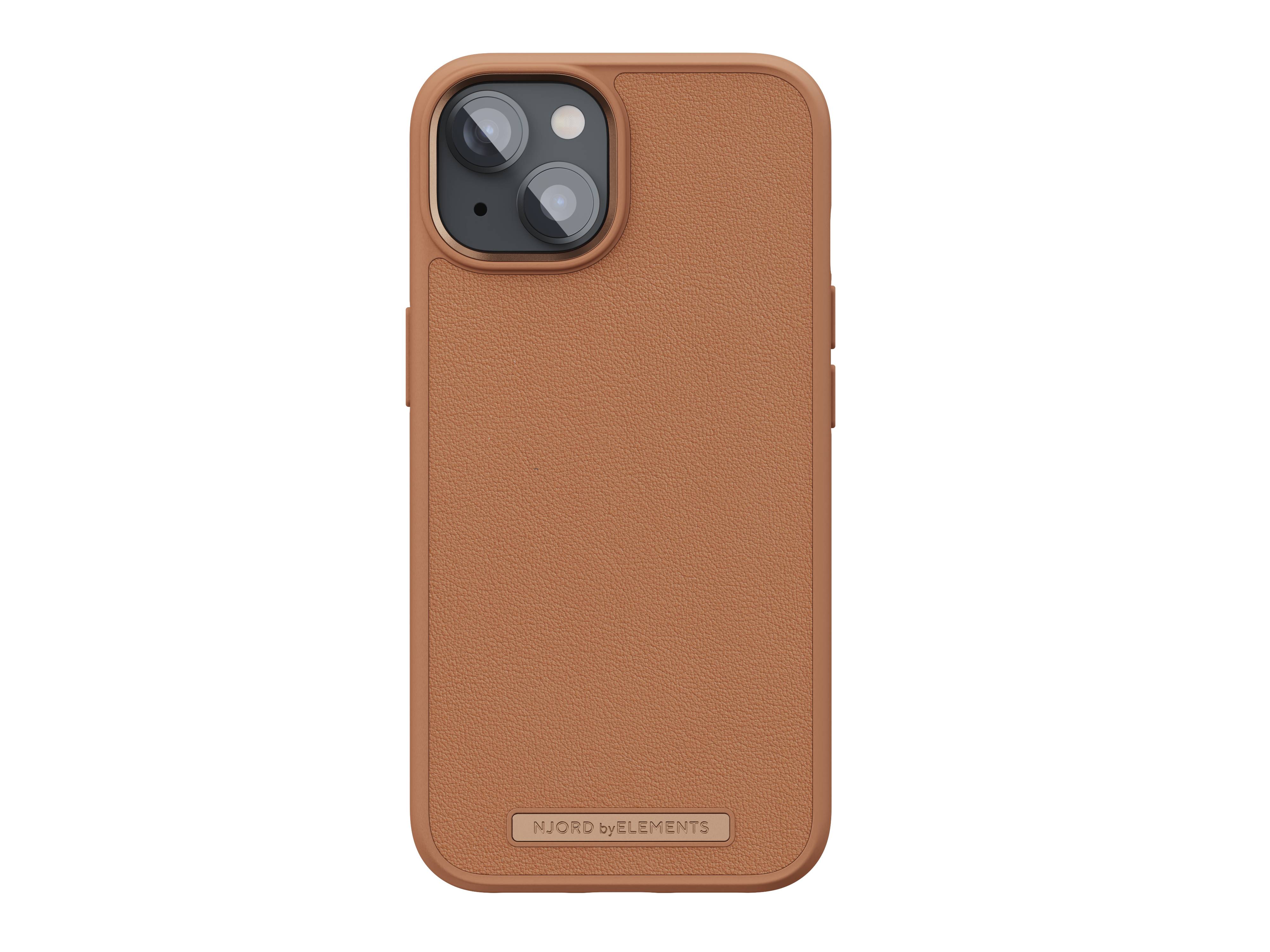 Rca Informatique - image du produit : NJORD GENUINE LEATHER CASE IPHONE 14 COGNAC