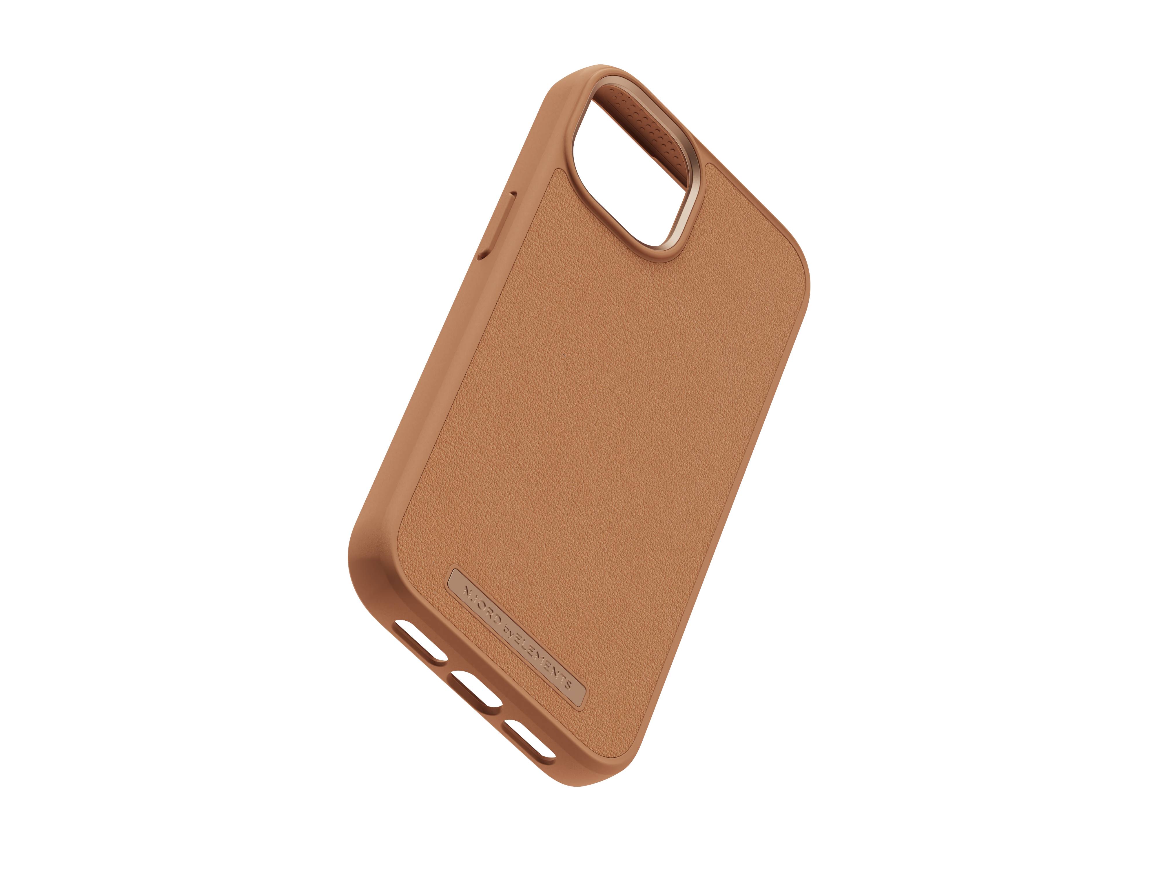 Rca Informatique - image du produit : NJORD GENUINE LEATHER CASE IPHONE 14 COGNAC