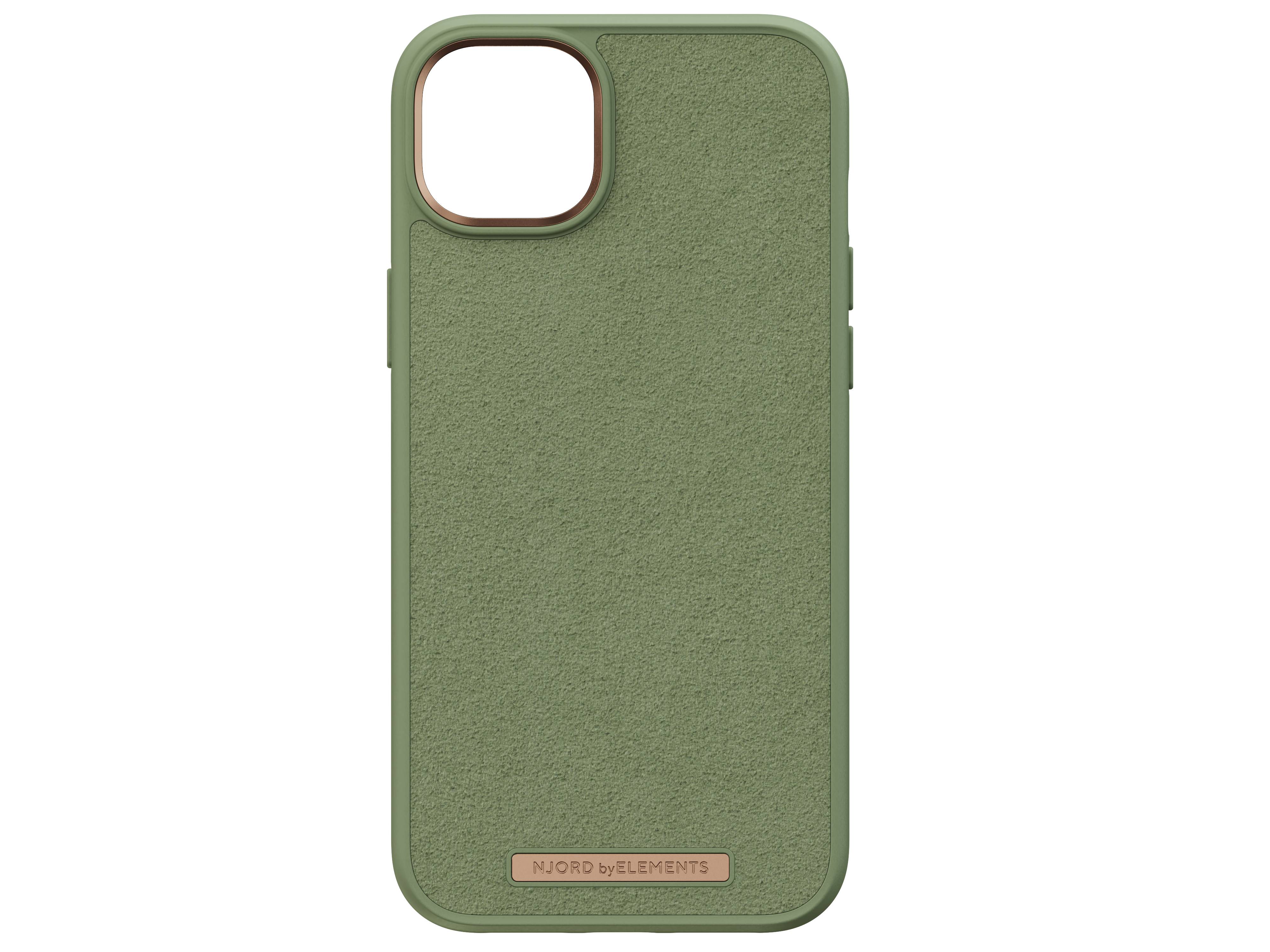 Rca Informatique - image du produit : IPHONE 14 PLUS CASE NJORD SUEDE GREEN