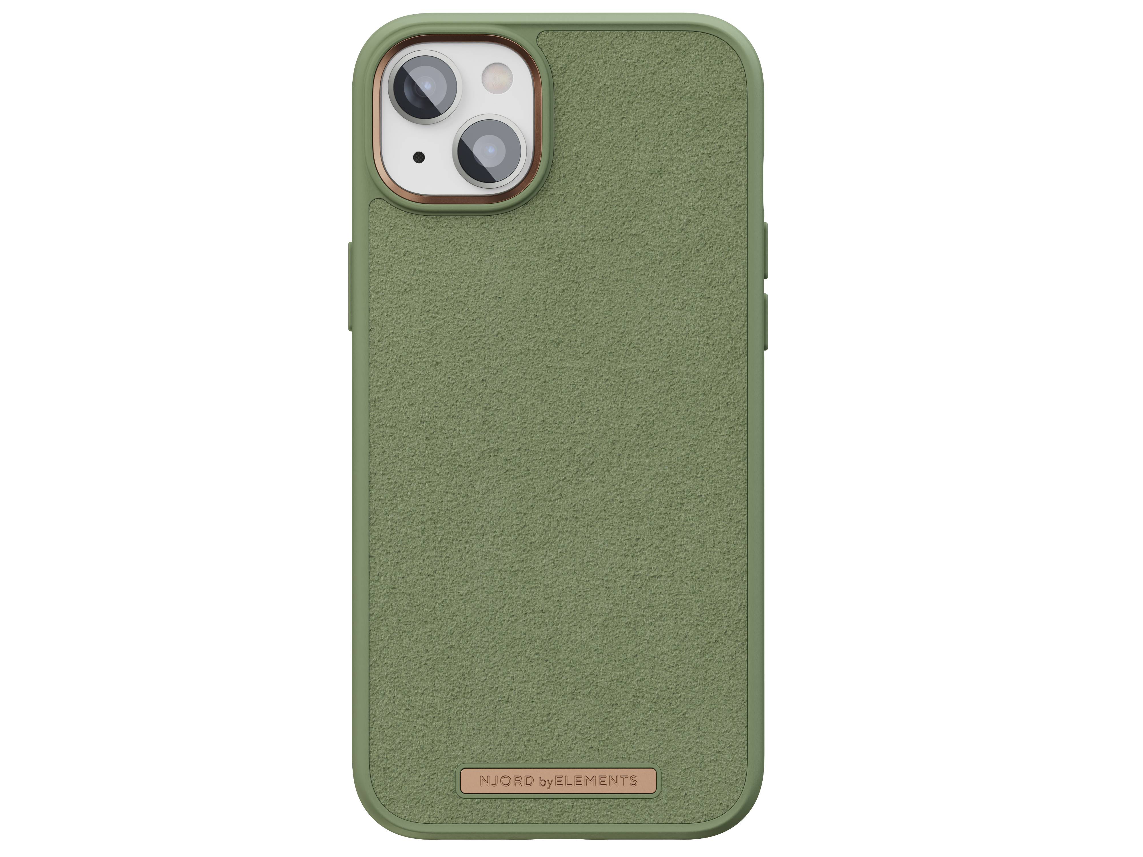 Rca Informatique - image du produit : IPHONE 14 PLUS CASE NJORD SUEDE GREEN