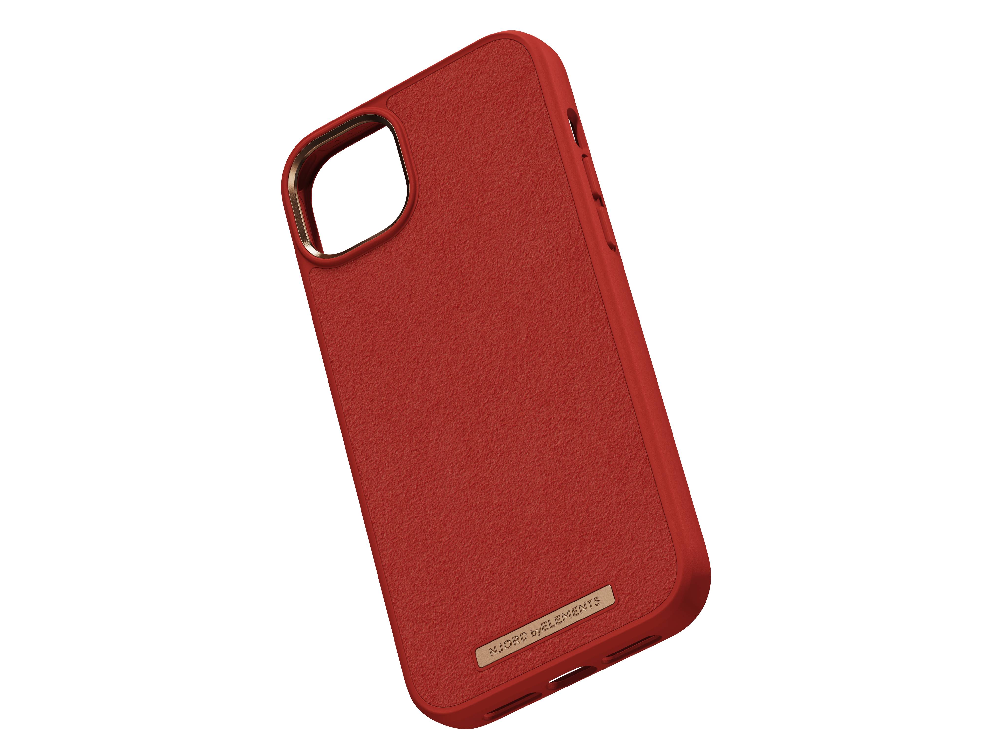 Rca Informatique - image du produit : IPHONE 14 PLUS CASE NJORD SUEDE ORANGE