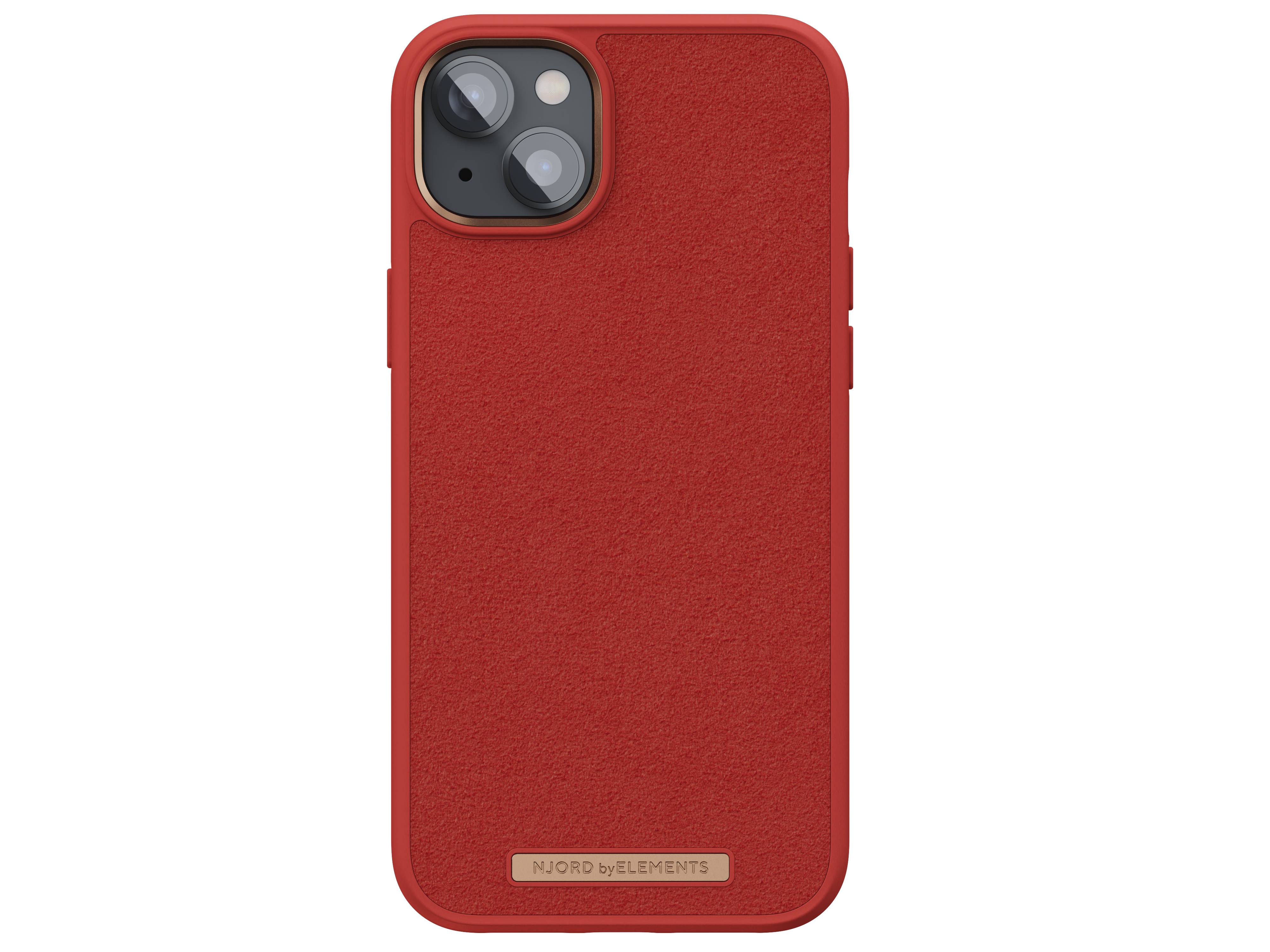 Rca Informatique - image du produit : IPHONE 14 PLUS CASE NJORD SUEDE ORANGE