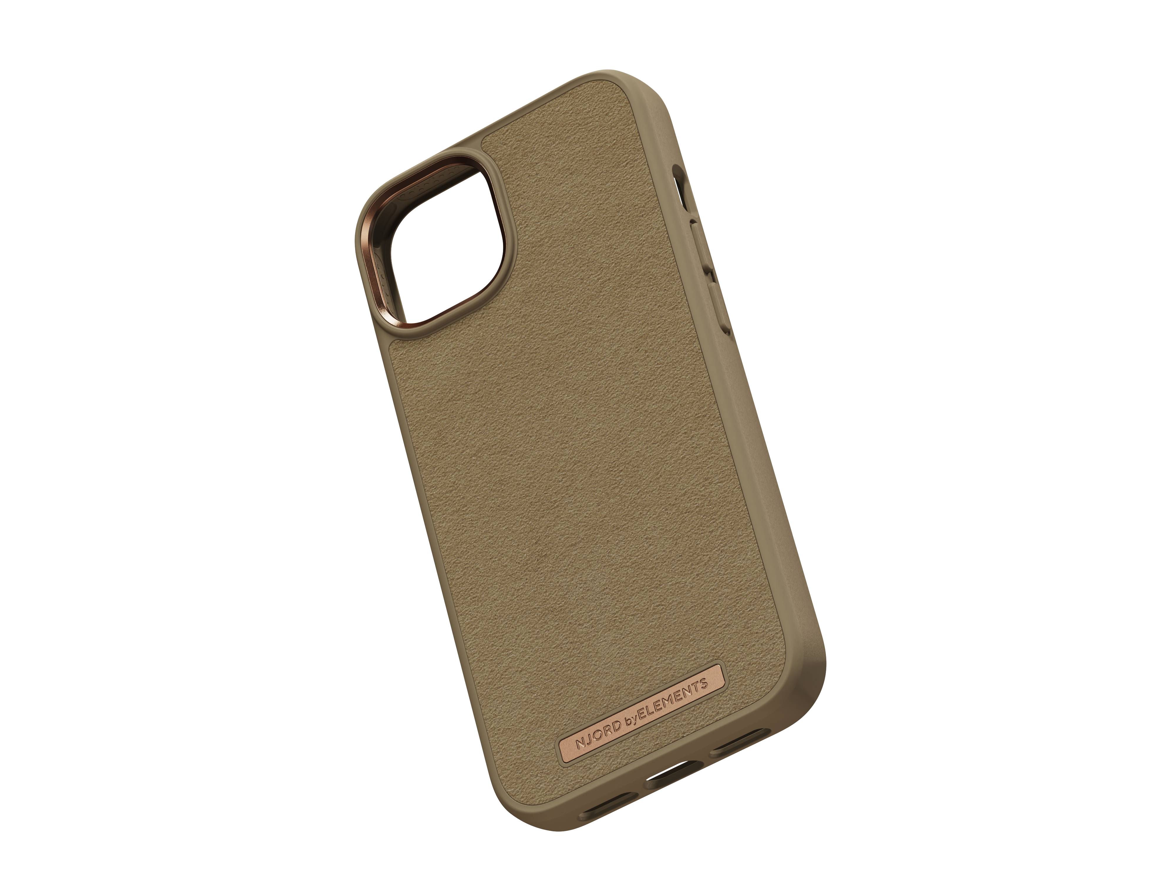 Rca Informatique - image du produit : NJORD SUEDE COMFORT+ CASE FOR IPHONE 14 CAMEL