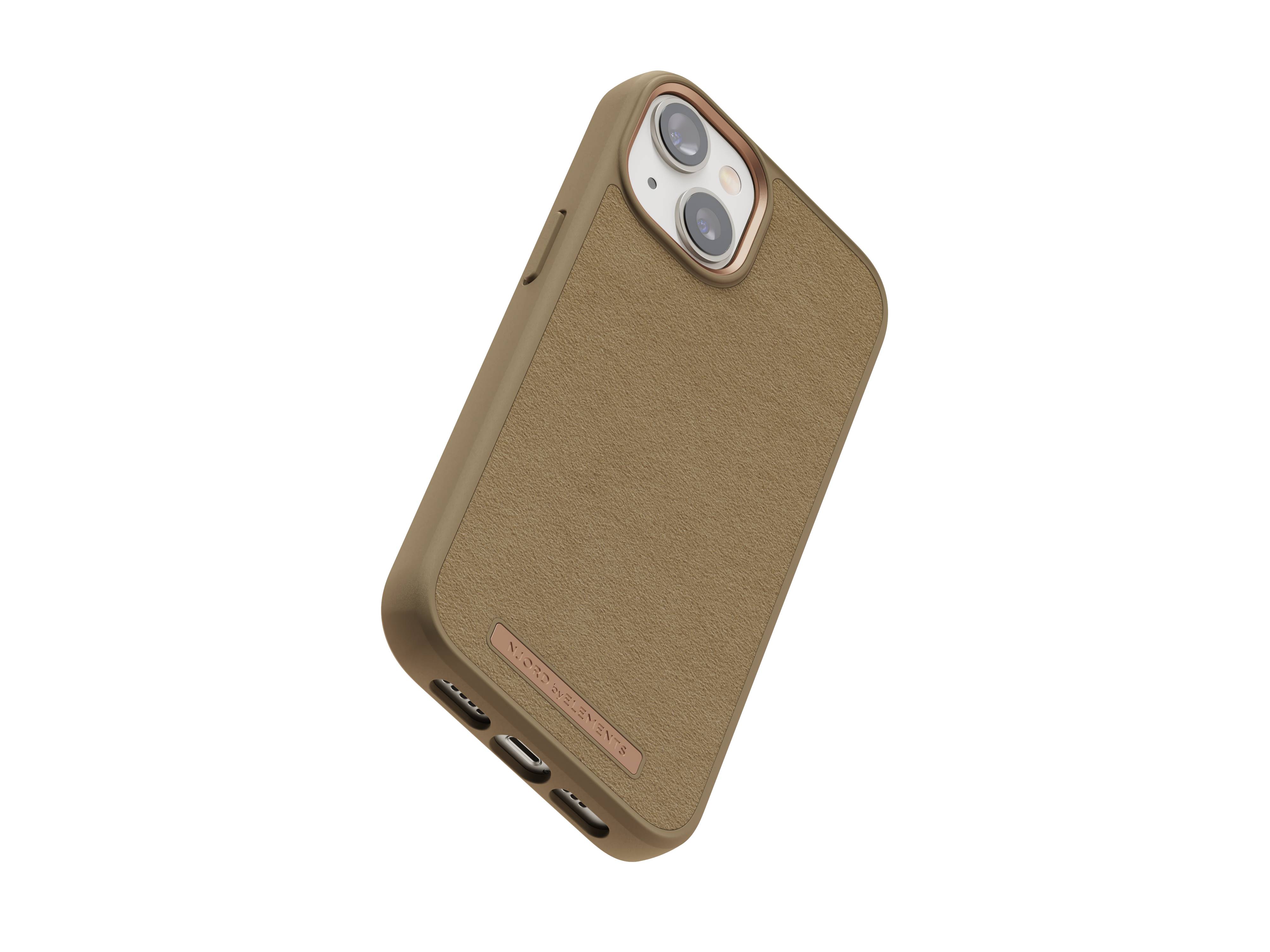 Rca Informatique - image du produit : NJORD SUEDE COMFORT+ CASE FOR IPHONE 14 CAMEL