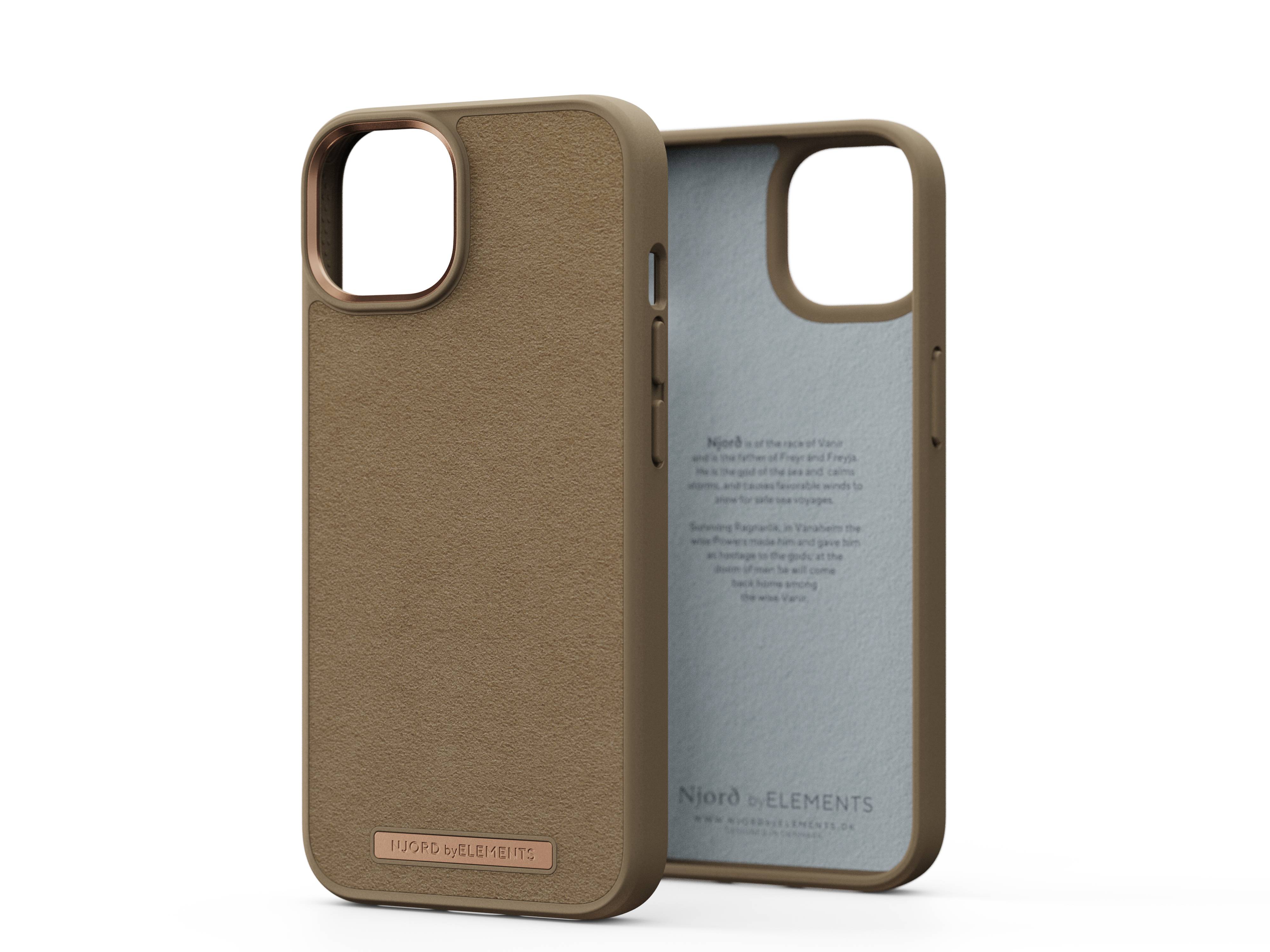 Rca Informatique - Image du produit : NJORD SUEDE COMFORT+ CASE FOR IPHONE 14 CAMEL