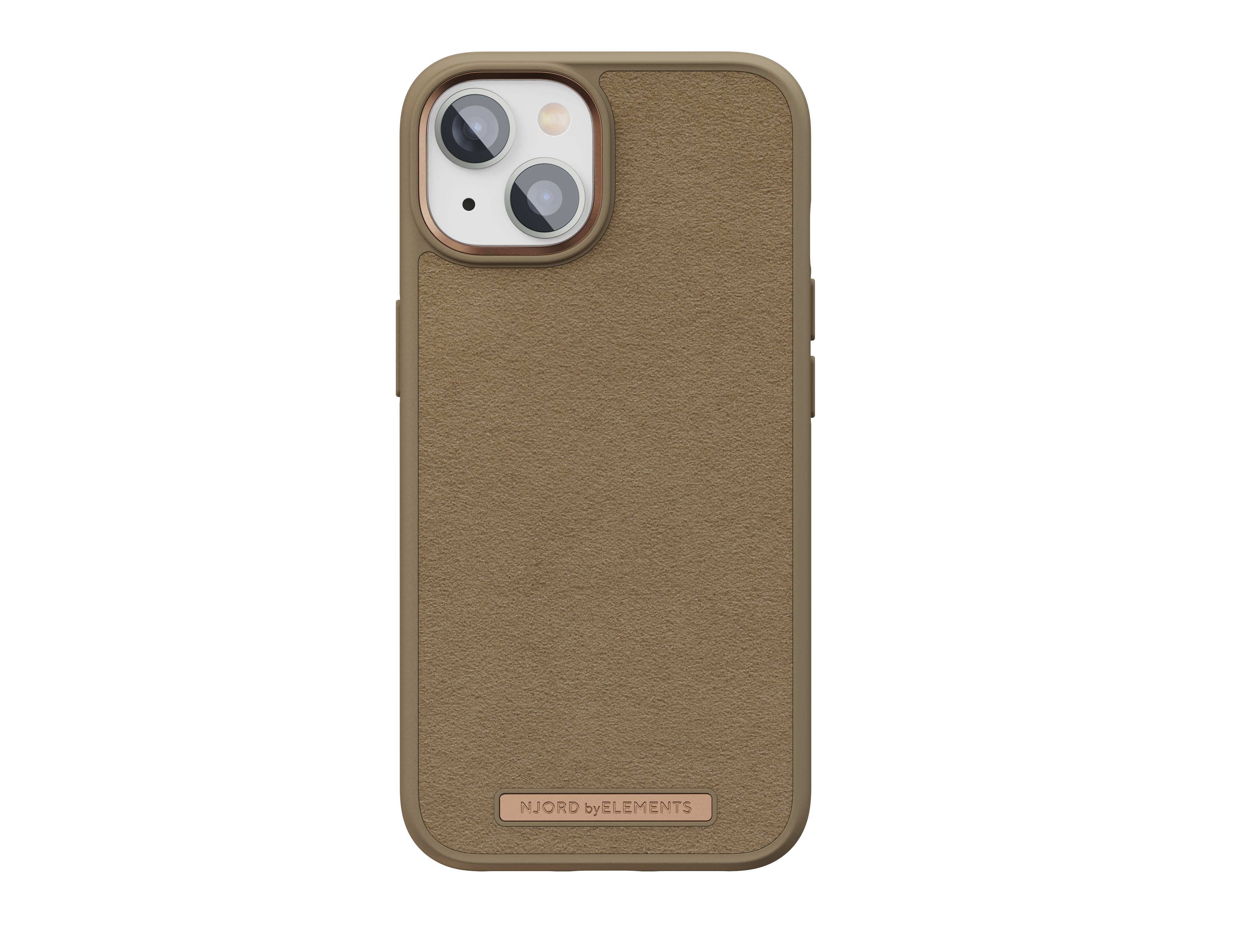 Rca Informatique - image du produit : NJORD SUEDE COMFORT+ CASE FOR IPHONE 14 CAMEL