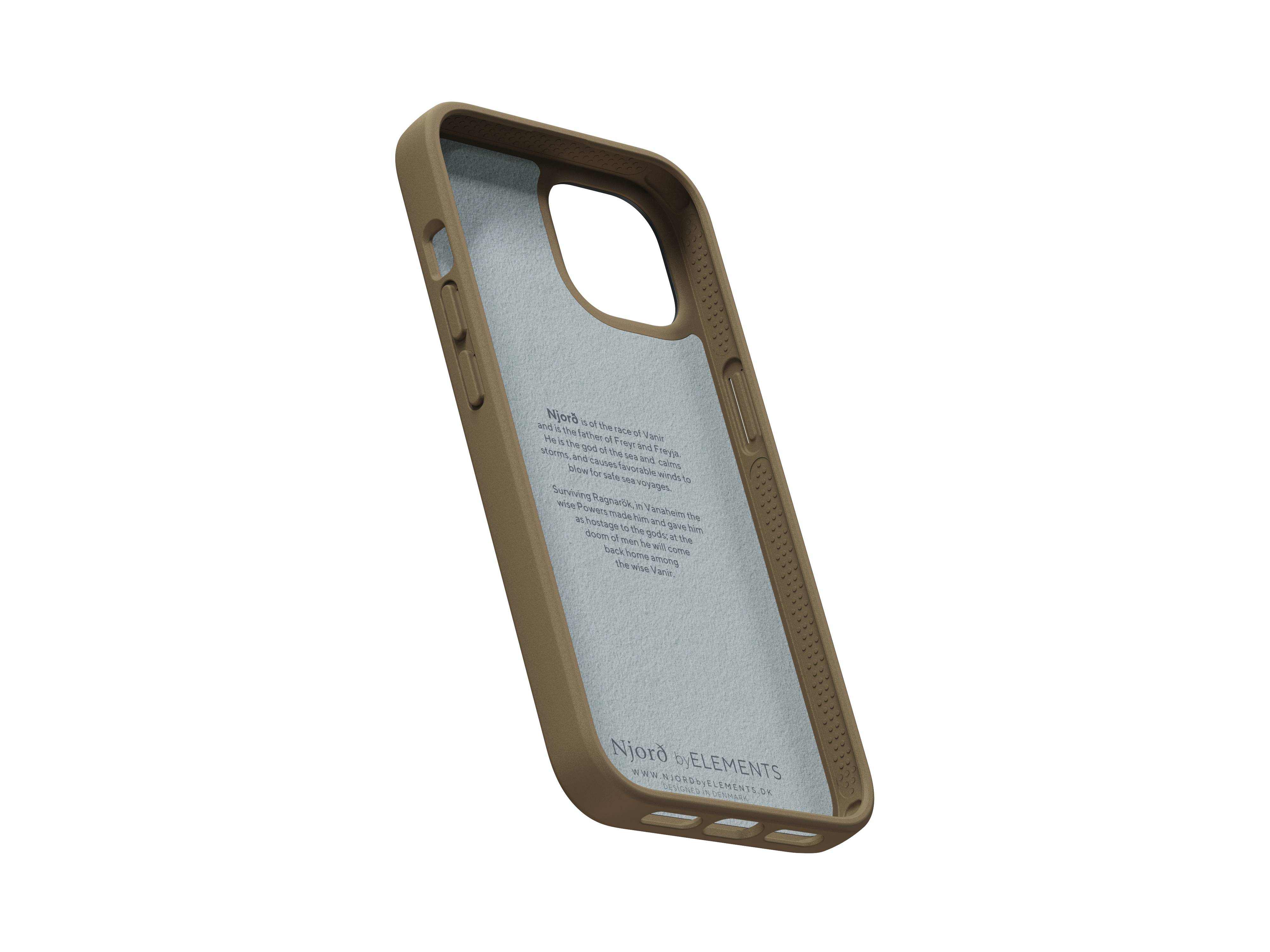 Rca Informatique - image du produit : NJORD SUEDE COMFORT+ CASE FOR IPHONE 14 CAMEL