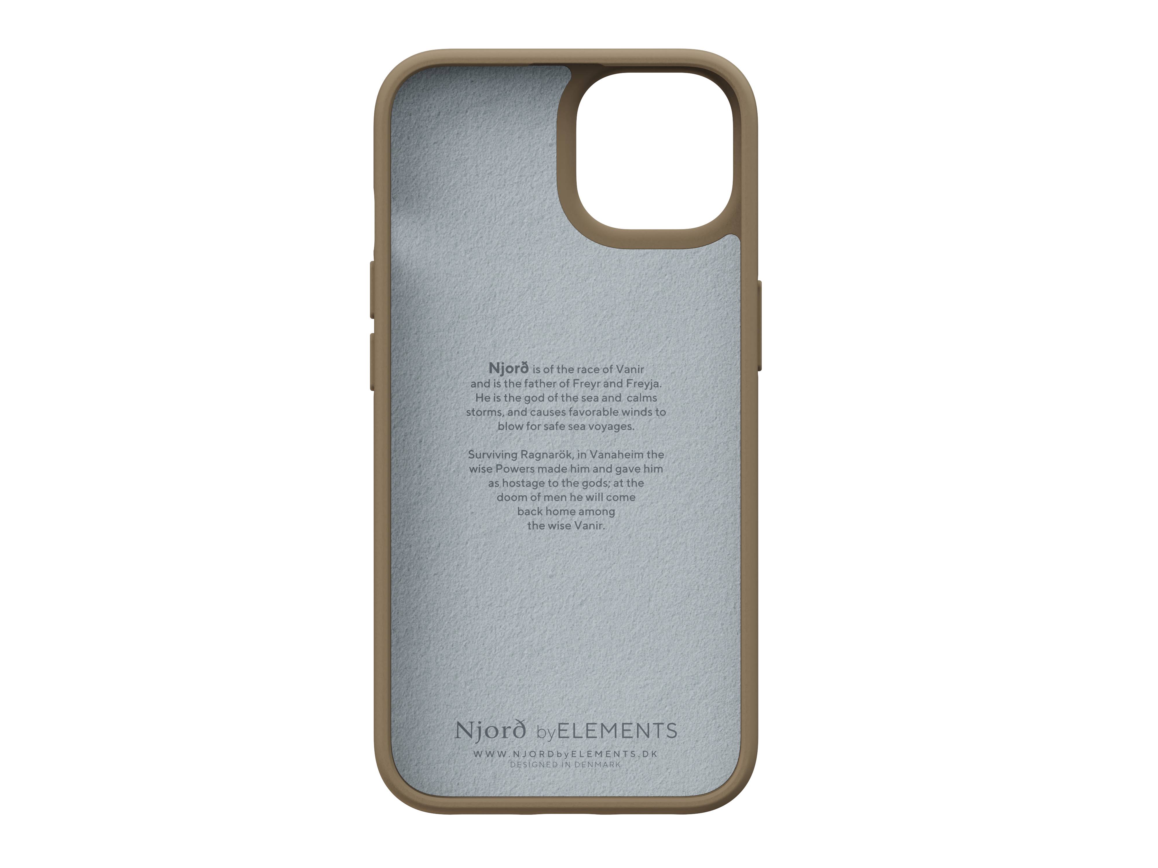 Rca Informatique - image du produit : NJORD SUEDE COMFORT+ CASE FOR IPHONE 14 CAMEL