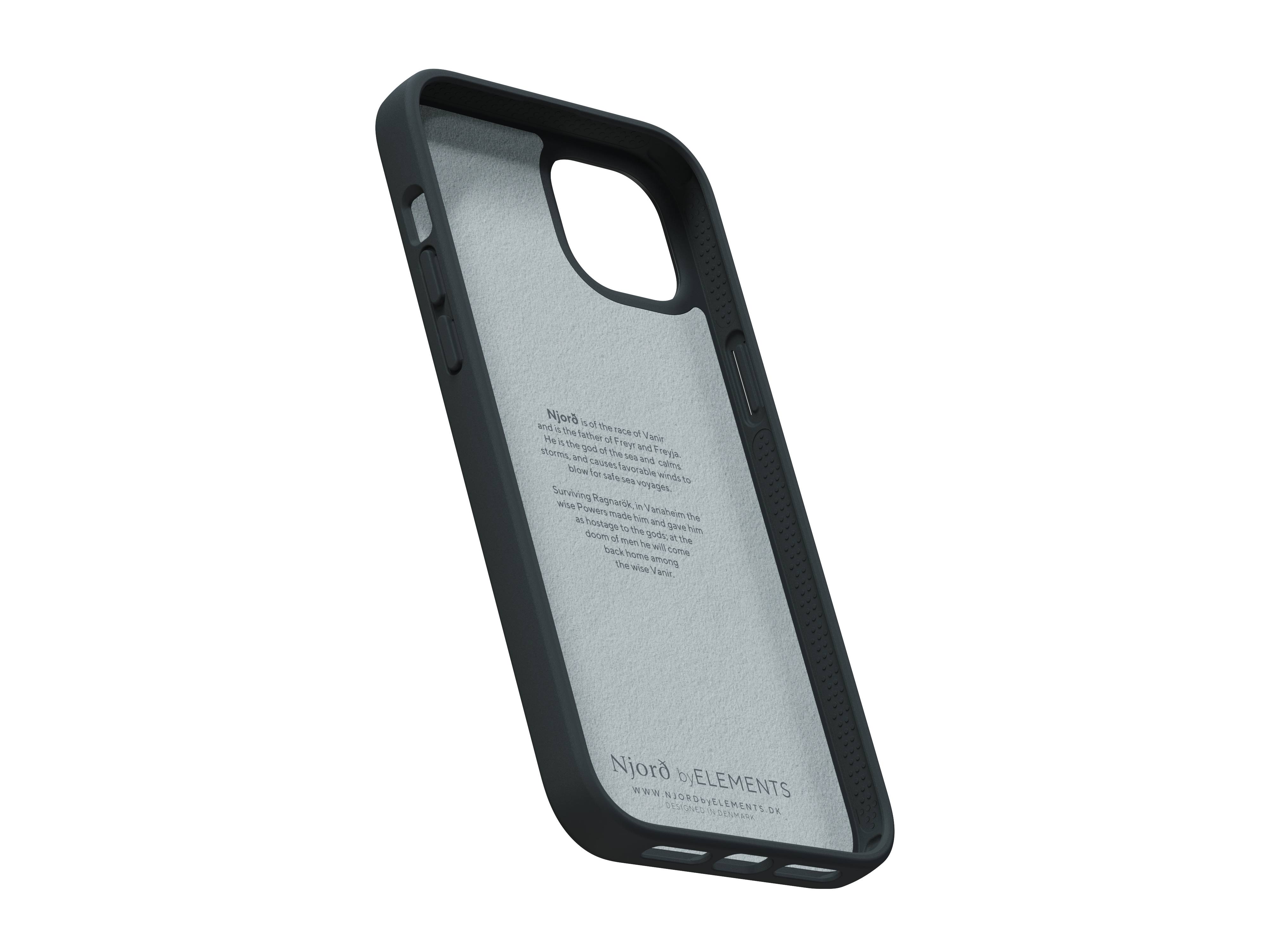 Rca Informatique - image du produit : IPHONE 14 PLUS CASE NJORD SUEDE BLACK