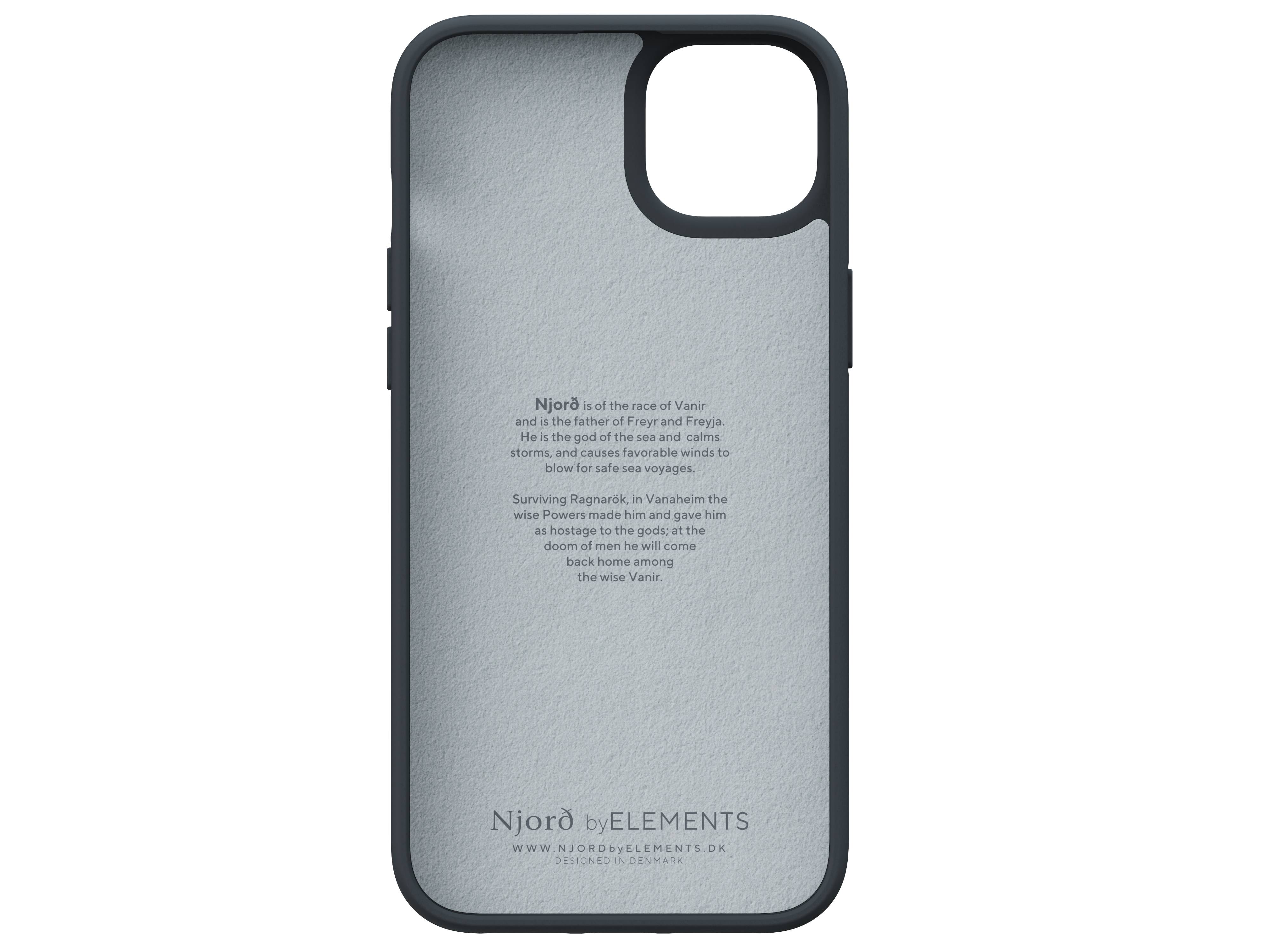 Rca Informatique - image du produit : IPHONE 14 PLUS CASE NJORD SUEDE BLACK