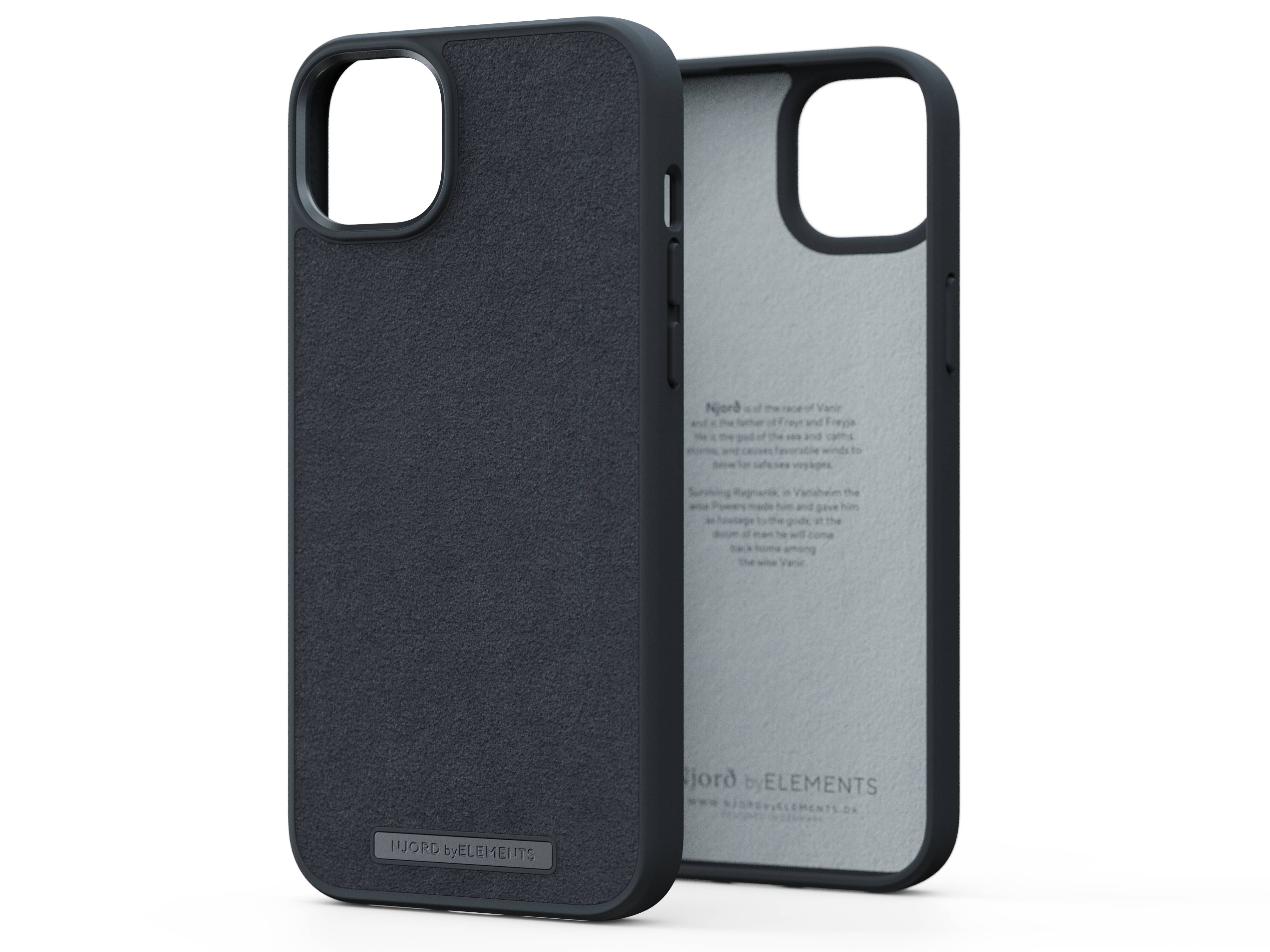 Rca Informatique - image du produit : IPHONE 14 PLUS CASE NJORD SUEDE BLACK