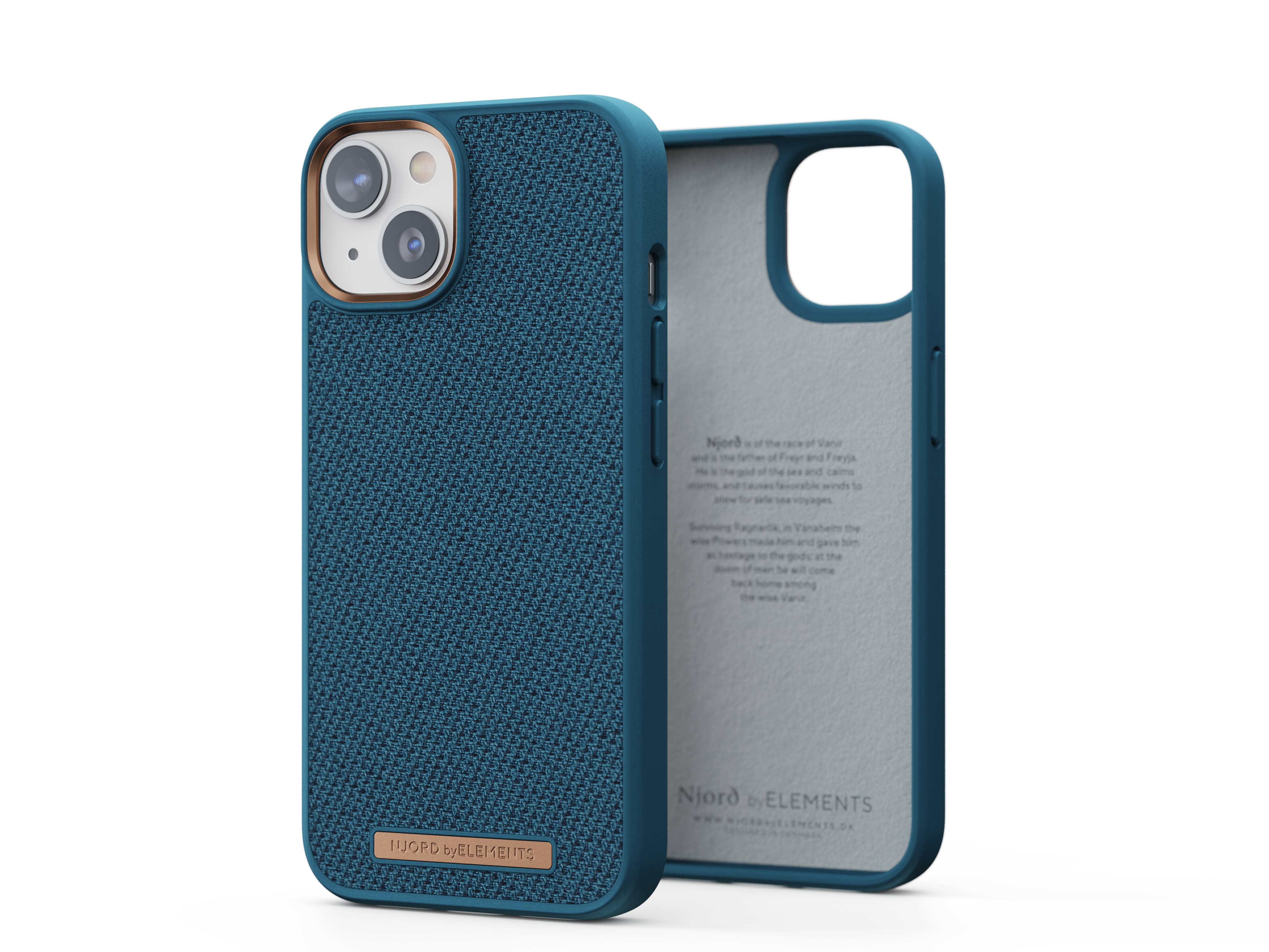 Rca Informatique - image du produit : NJORD FABRIC TONAL CASE IPHONE 14 DEEP SEA