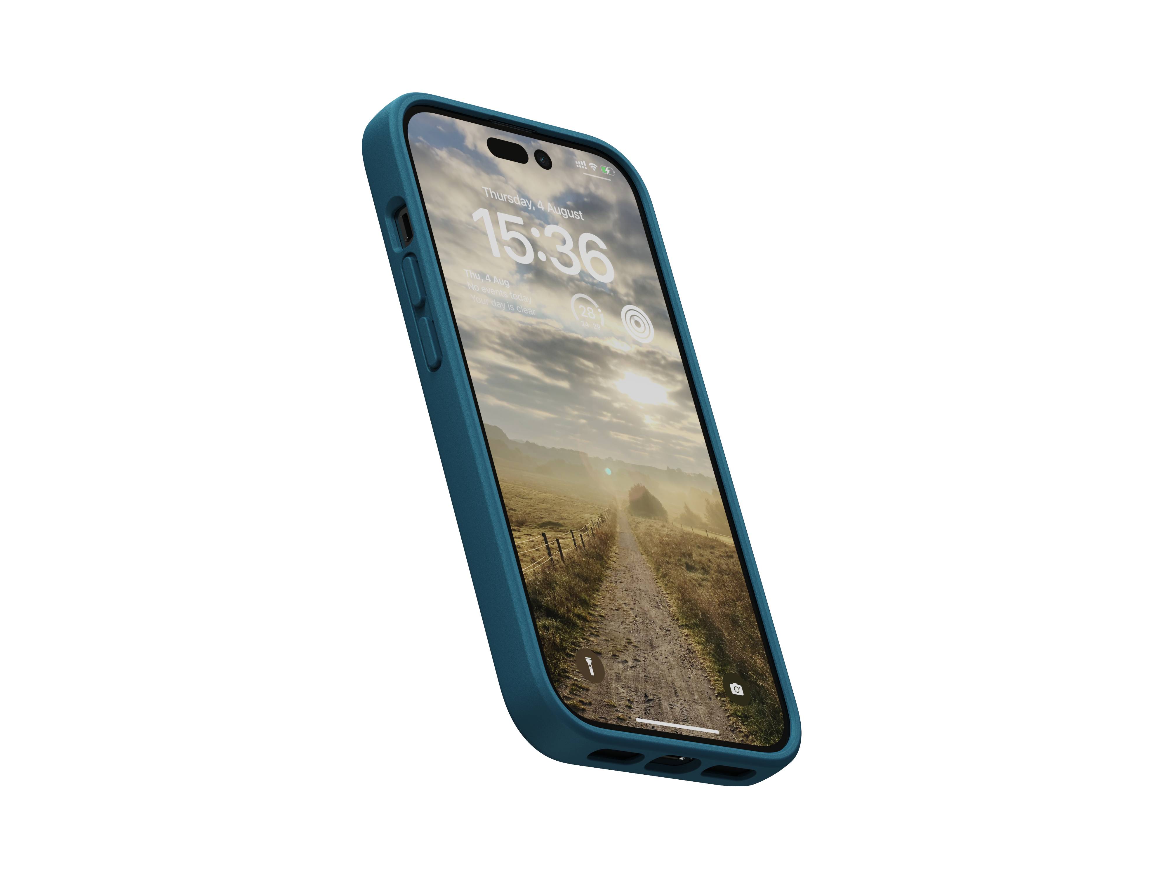 Rca Informatique - image du produit : NJORD FABRIC TONAL CASE IPHONE 14 PRO DEEP SEA