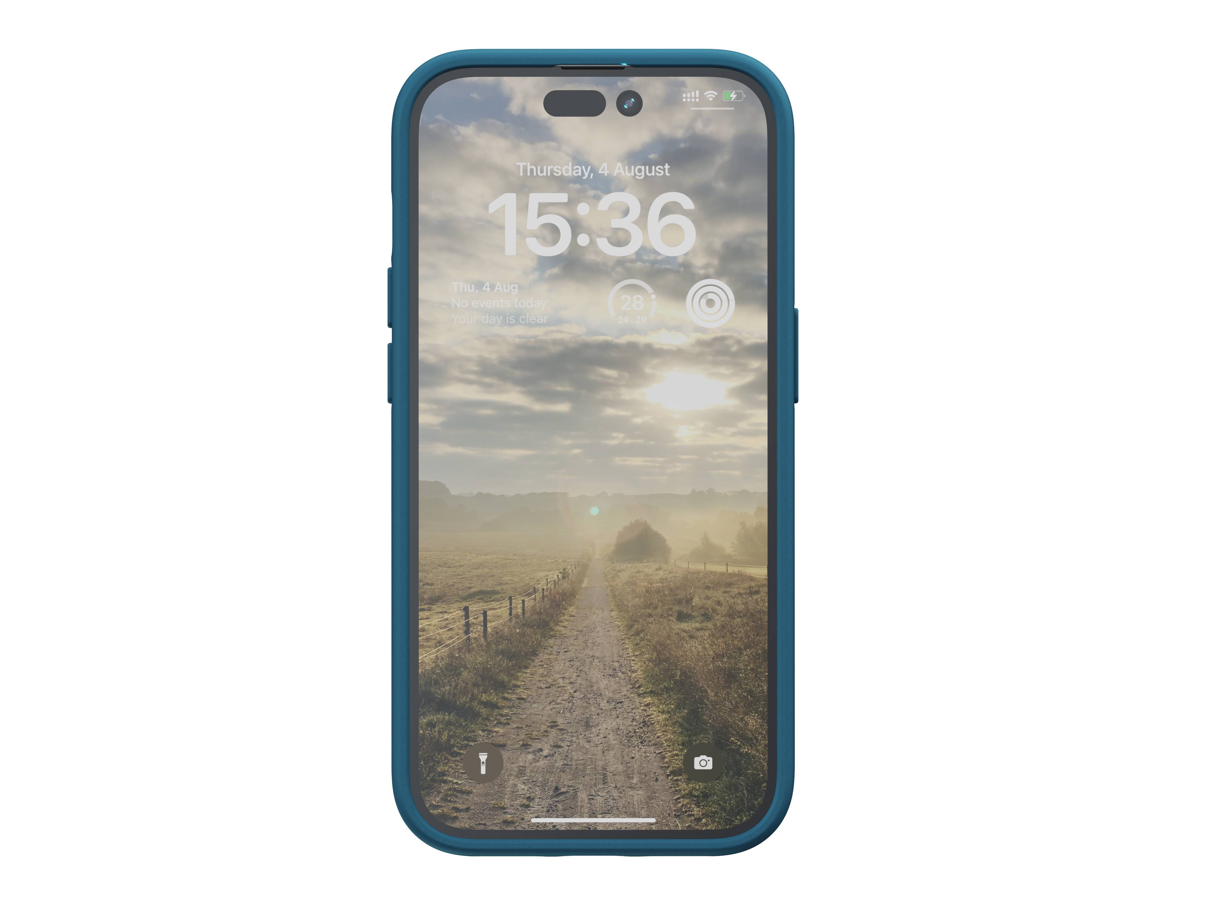 Rca Informatique - image du produit : NJORD FABRIC TONAL CASE IPHONE 14 PRO DEEP SEA