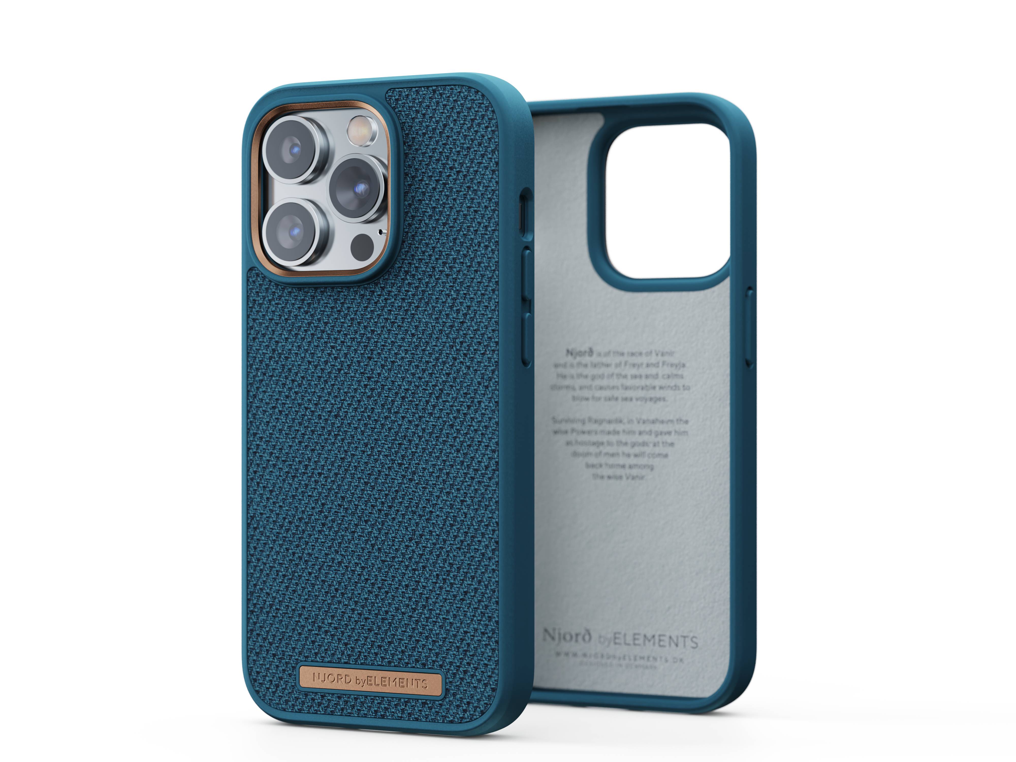 Rca Informatique - image du produit : NJORD FABRIC TONAL CASE IPHONE 14 PRO DEEP SEA