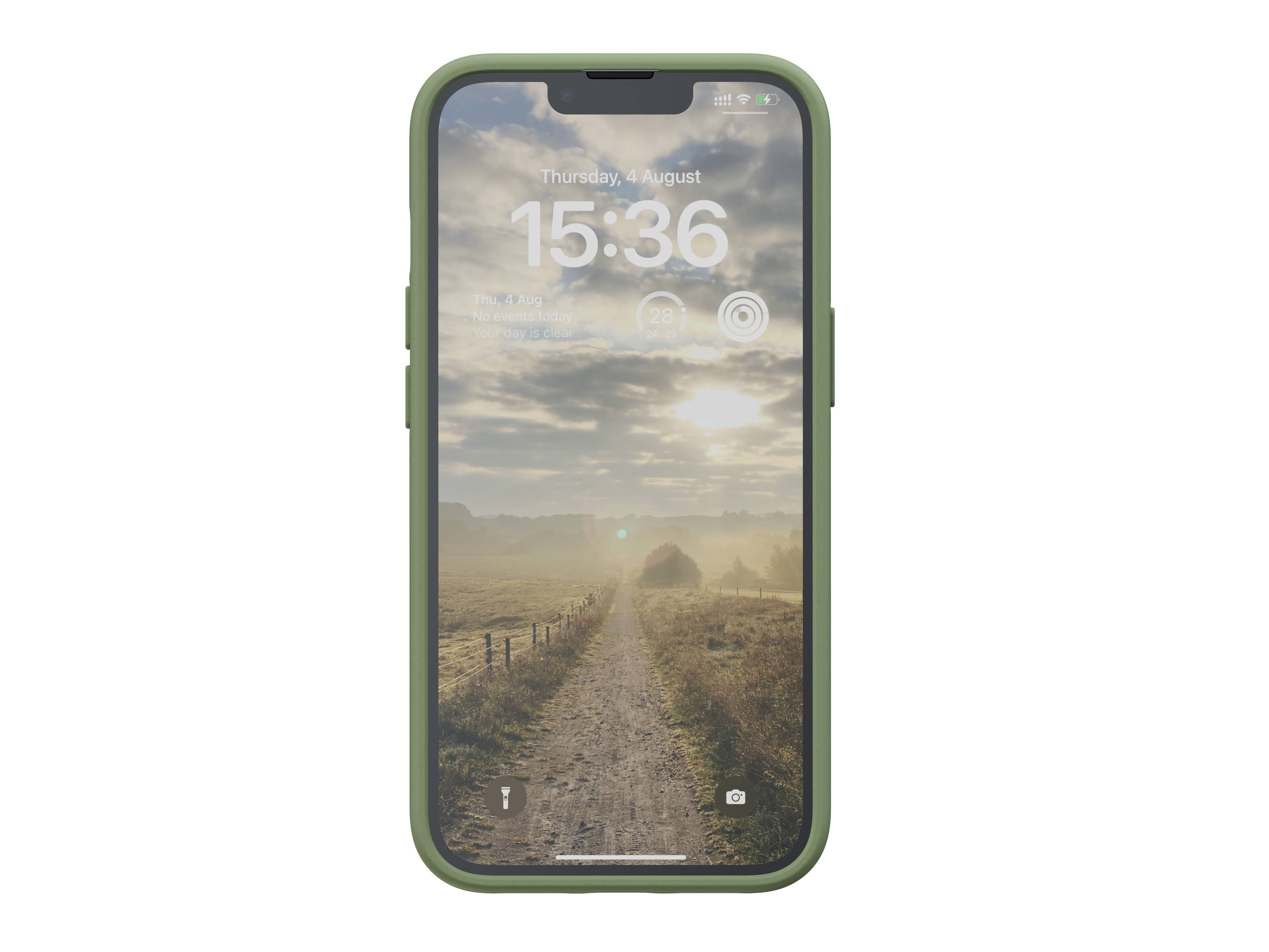 Rca Informatique - image du produit : NJORD SUEDE COMFORT+ CASE FOR IPHONE 14 OLIVE