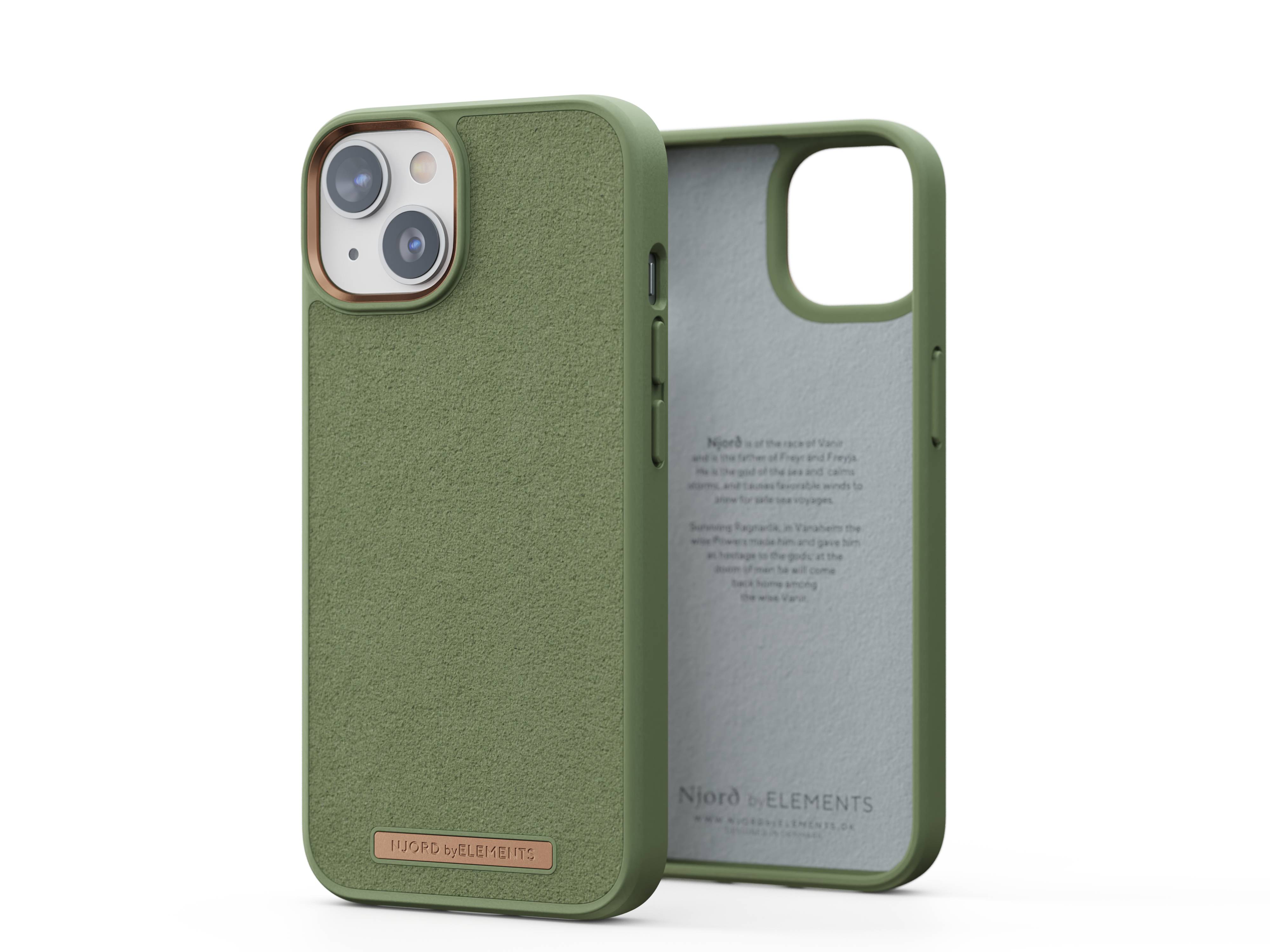 Rca Informatique - image du produit : NJORD SUEDE COMFORT+ CASE FOR IPHONE 14 OLIVE