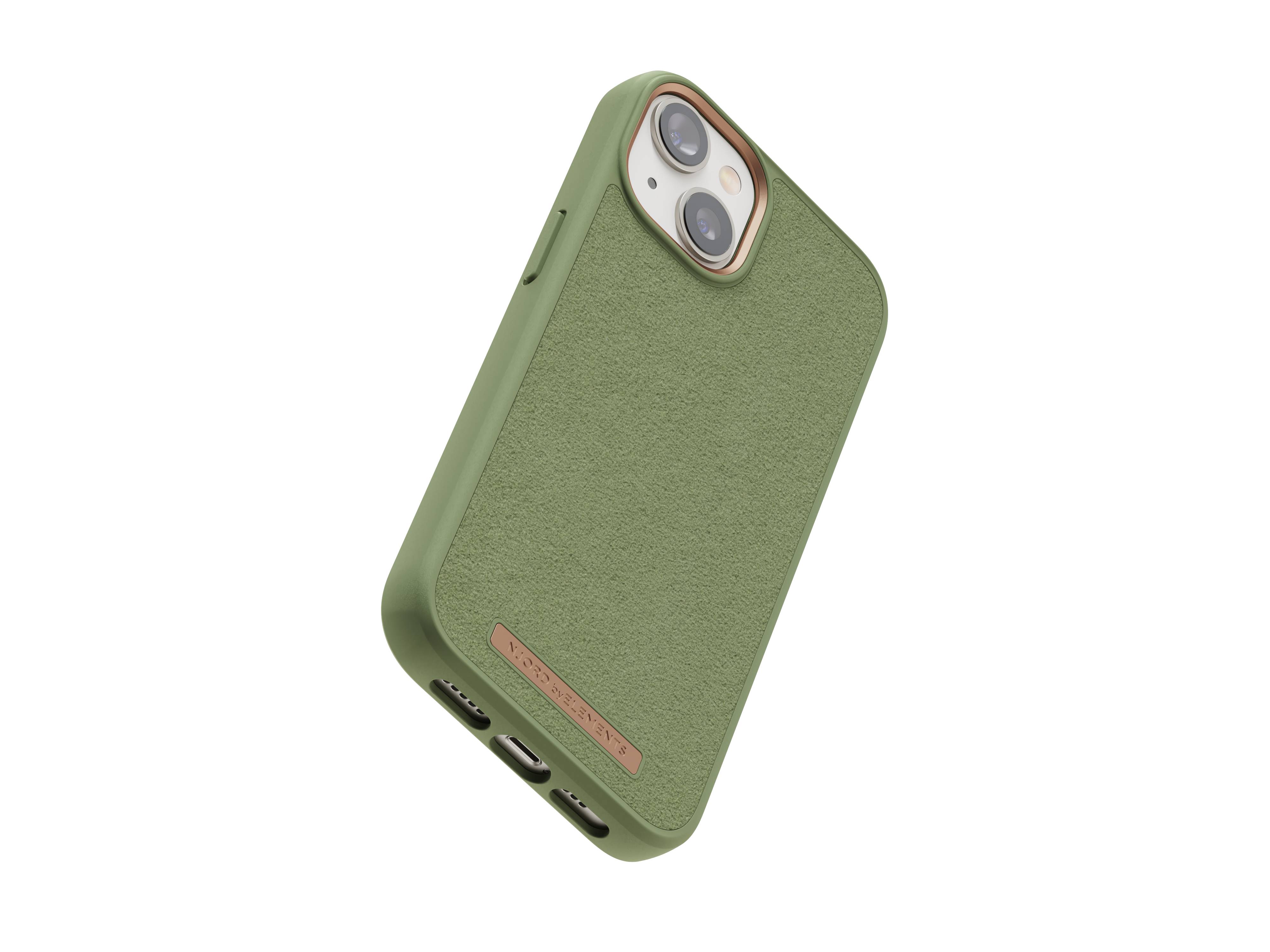 Rca Informatique - image du produit : NJORD SUEDE COMFORT+ CASE FOR IPHONE 14 OLIVE