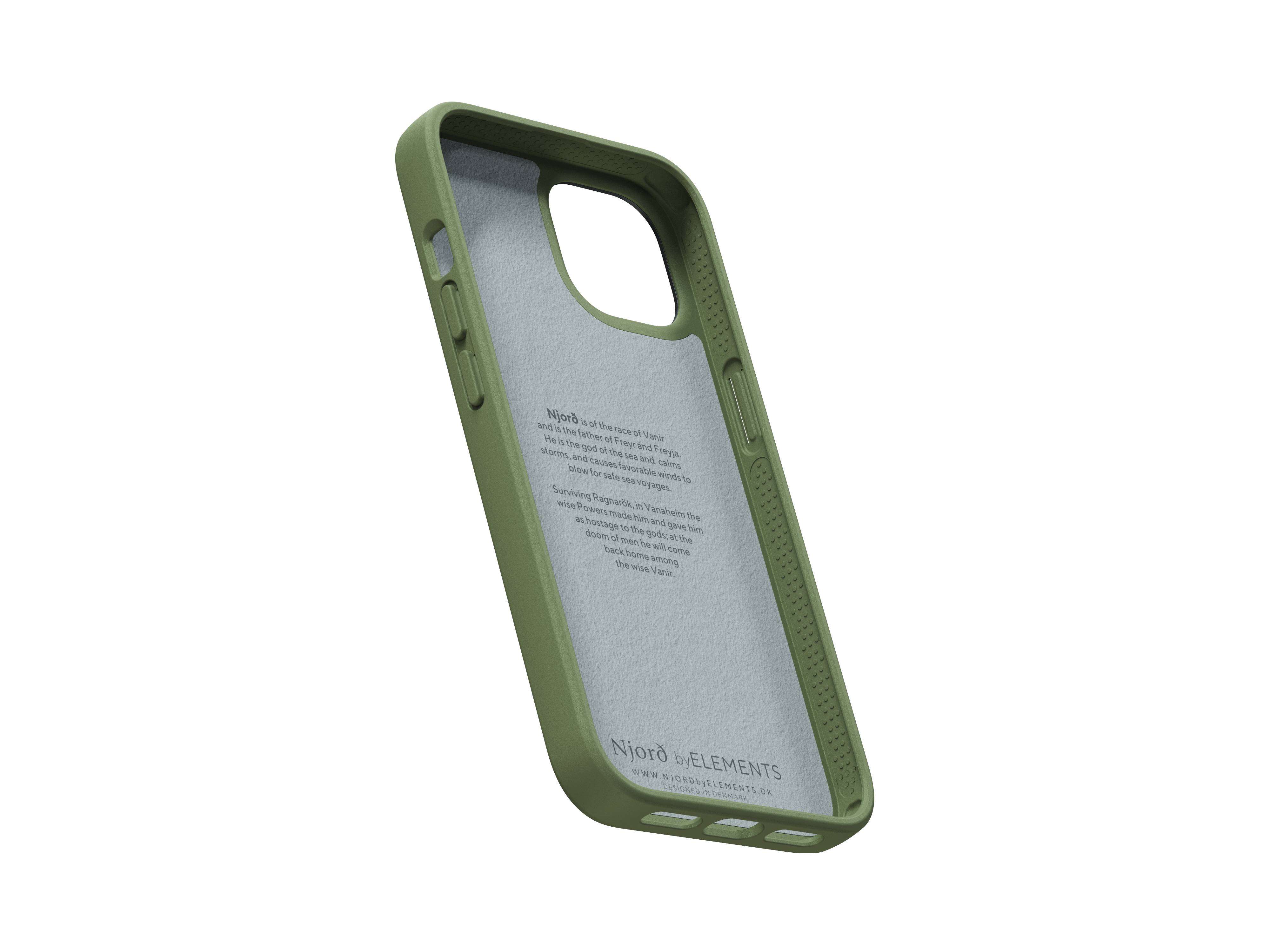 Rca Informatique - image du produit : NJORD SUEDE COMFORT+ CASE FOR IPHONE 14 OLIVE