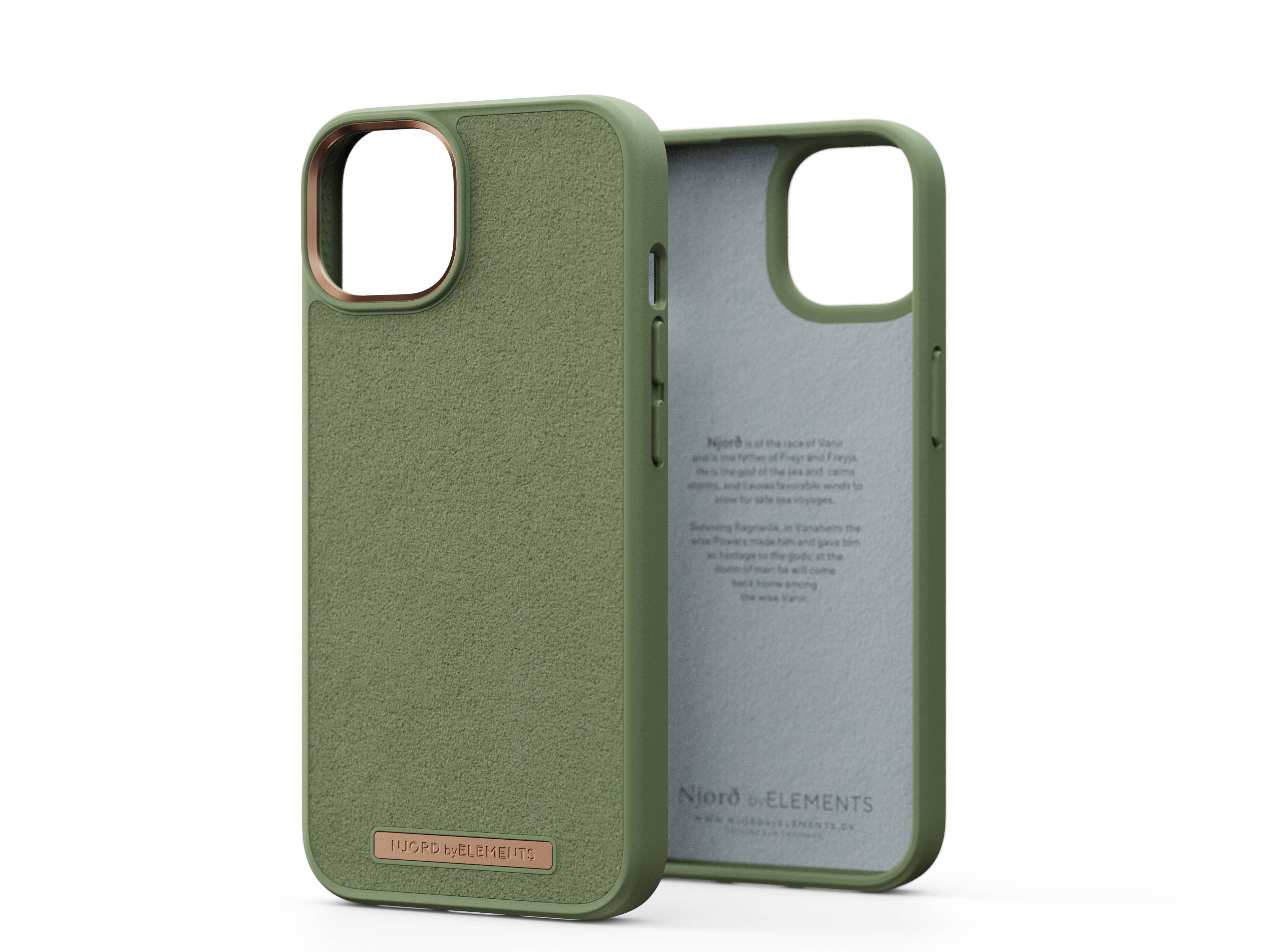 Rca Informatique - image du produit : NJORD SUEDE COMFORT+ CASE FOR IPHONE 14 OLIVE