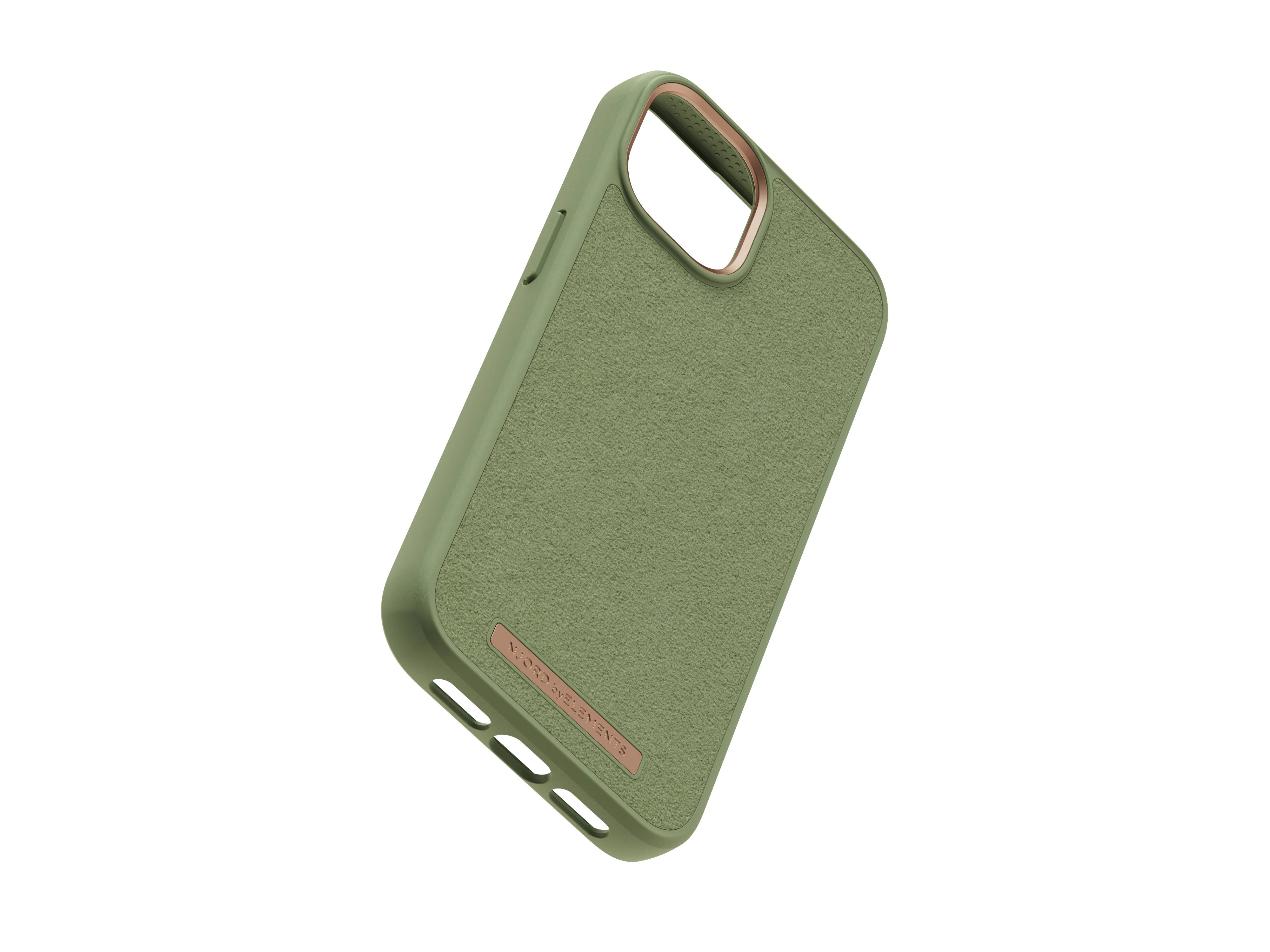 Rca Informatique - image du produit : NJORD SUEDE COMFORT+ CASE FOR IPHONE 14 OLIVE