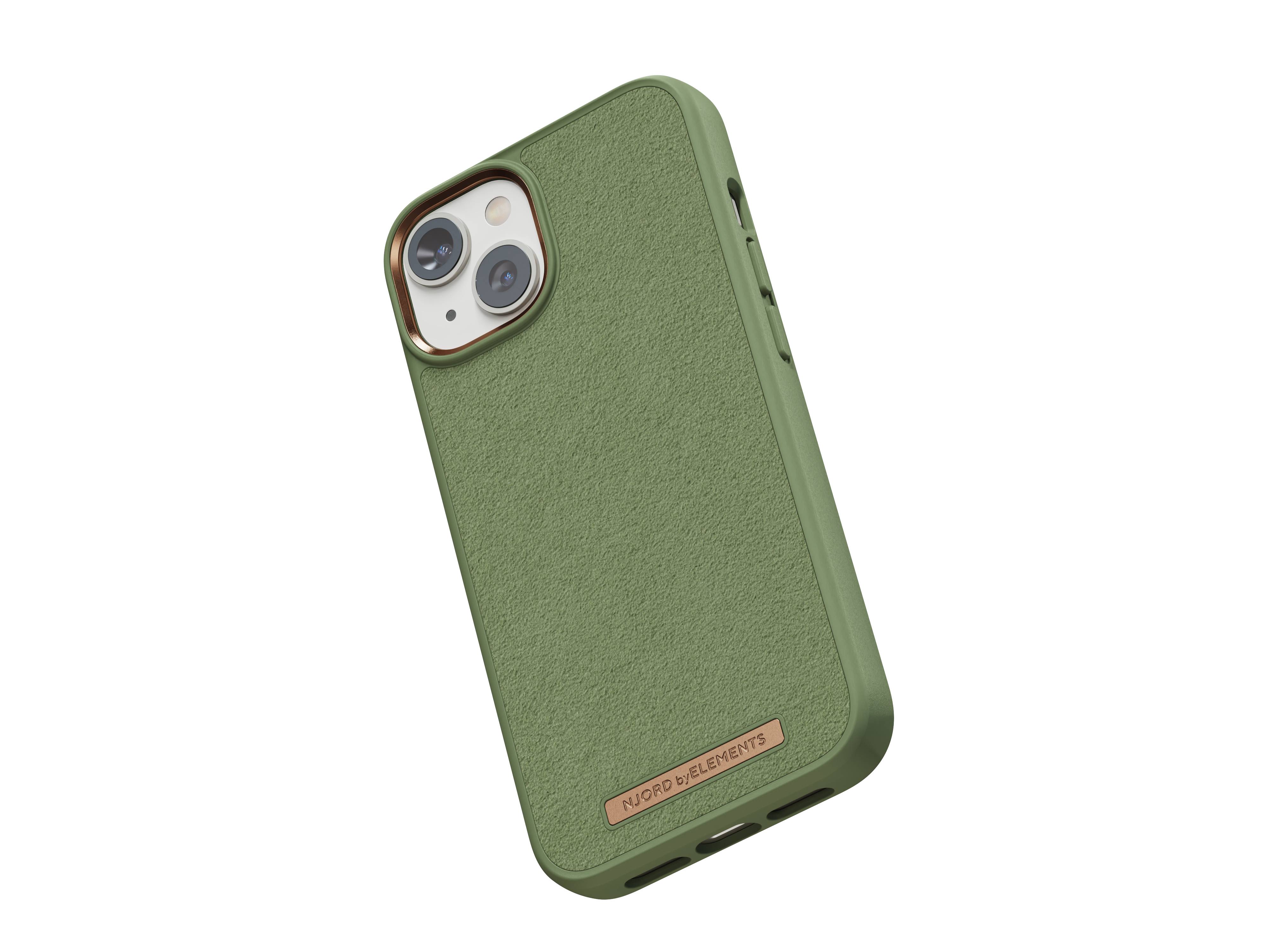 Rca Informatique - image du produit : NJORD SUEDE COMFORT+ CASE FOR IPHONE 14 OLIVE