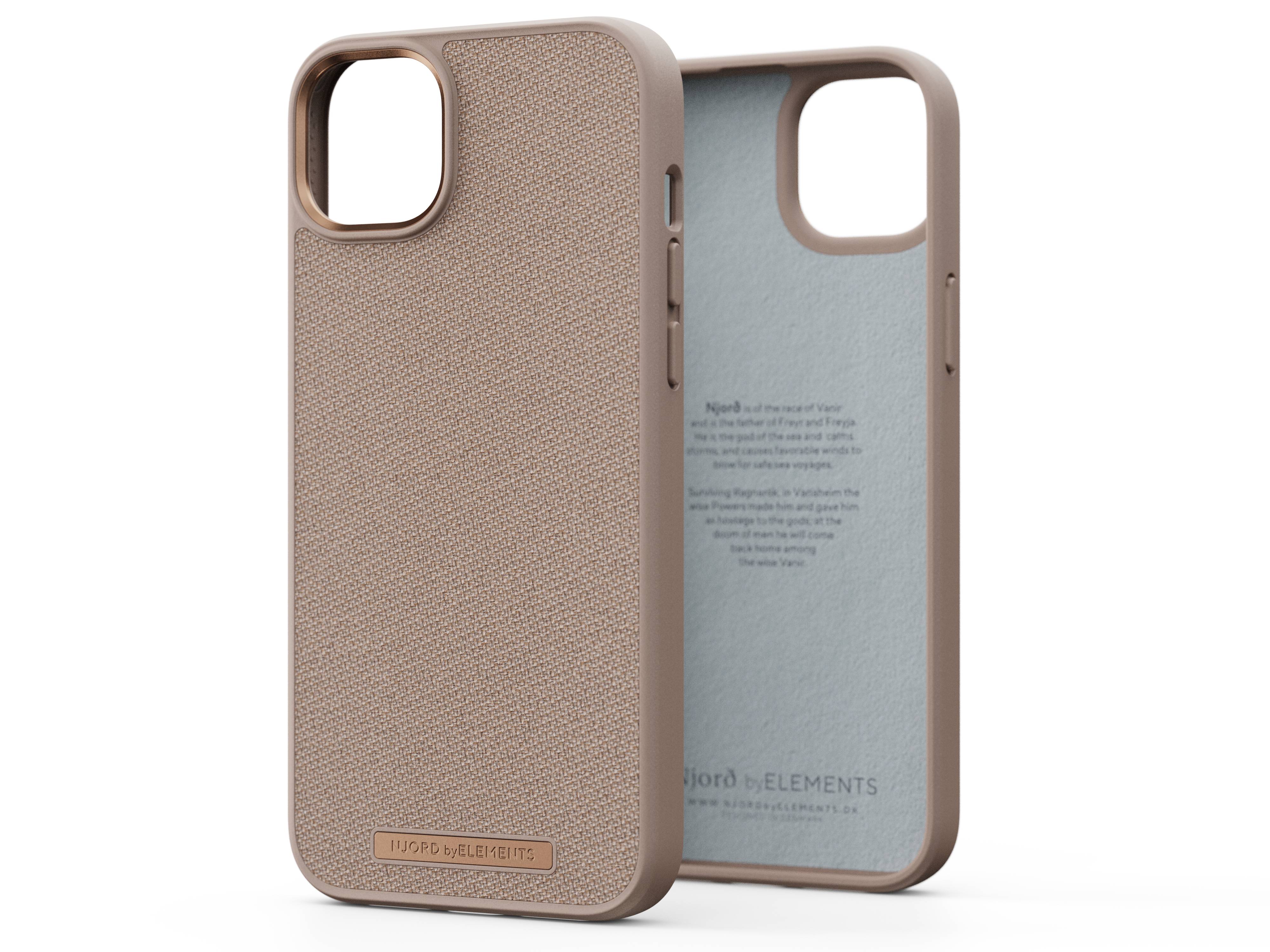 Rca Informatique - image du produit : IPHONE 14 PLUS CASE NJORD - FABRIC - PINK SAND