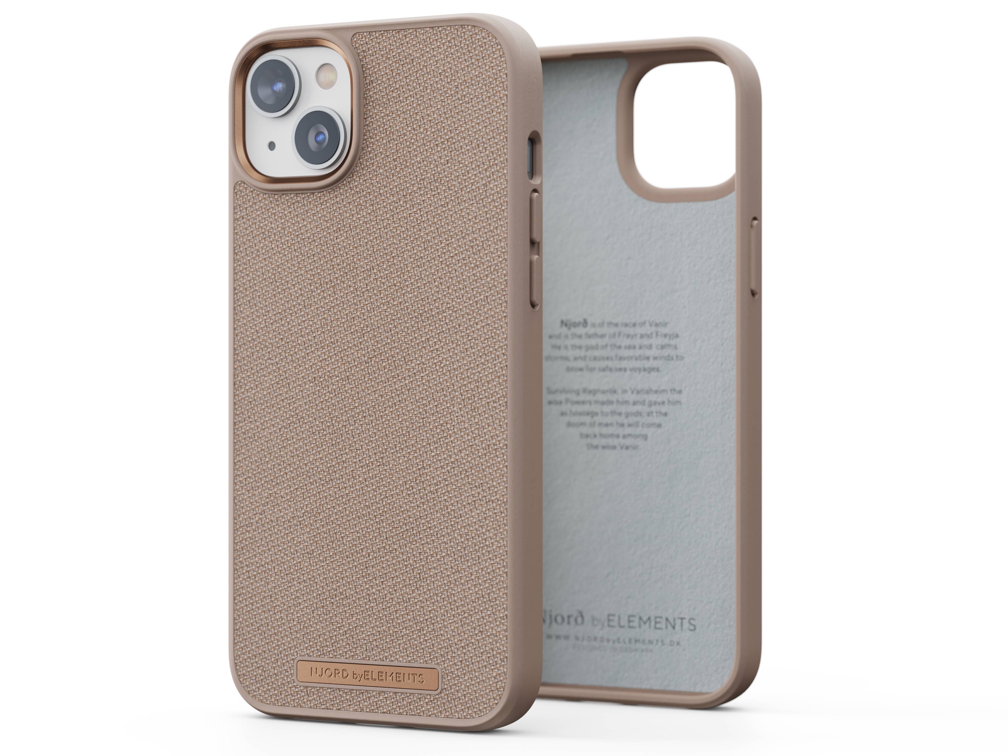 Rca Informatique - image du produit : IPHONE 14 PLUS CASE NJORD - FABRIC - PINK SAND