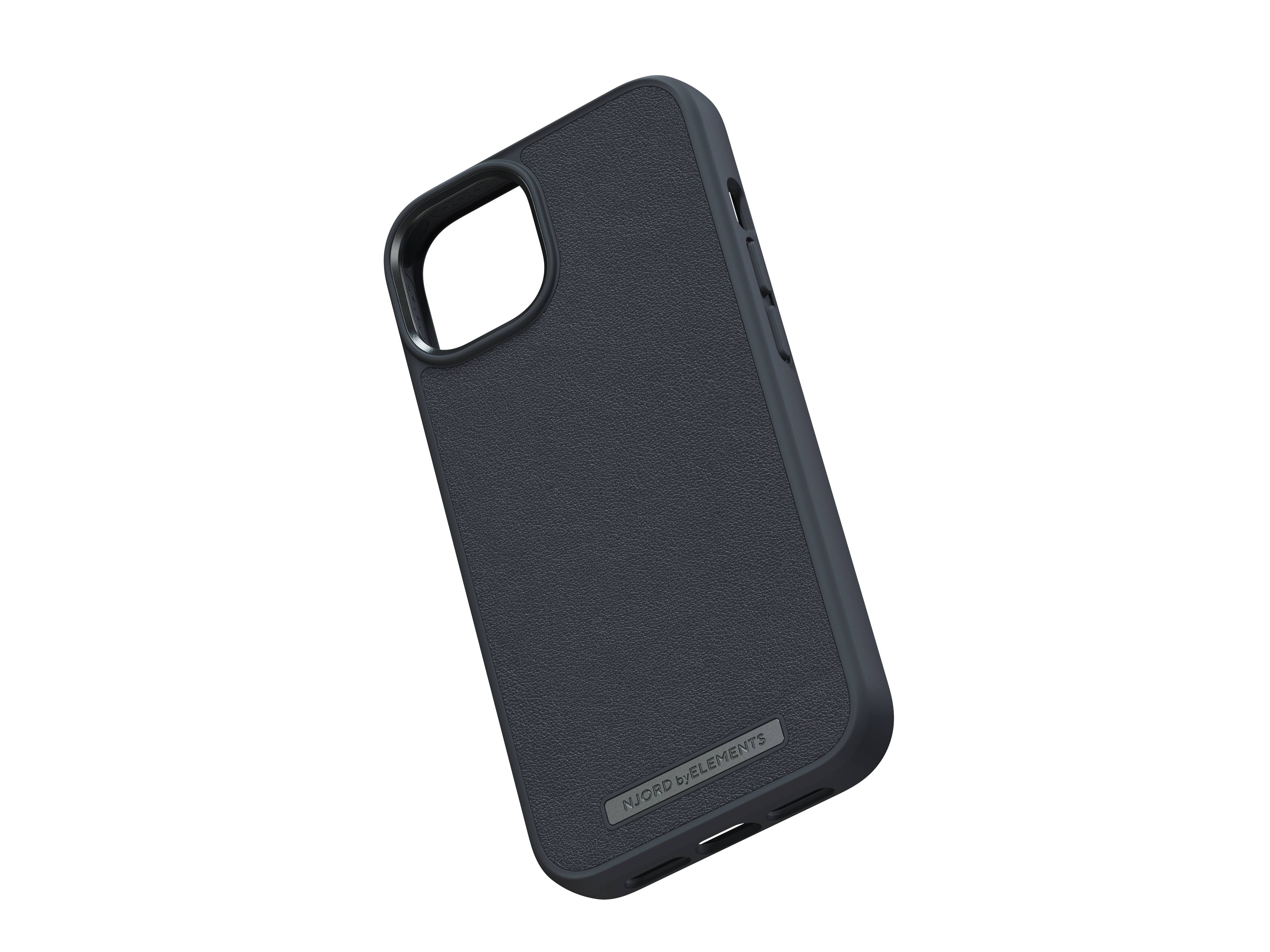 Rca Informatique - image du produit : NJORD GENUINE LEATHER CASE IPHONE 14 BLACK