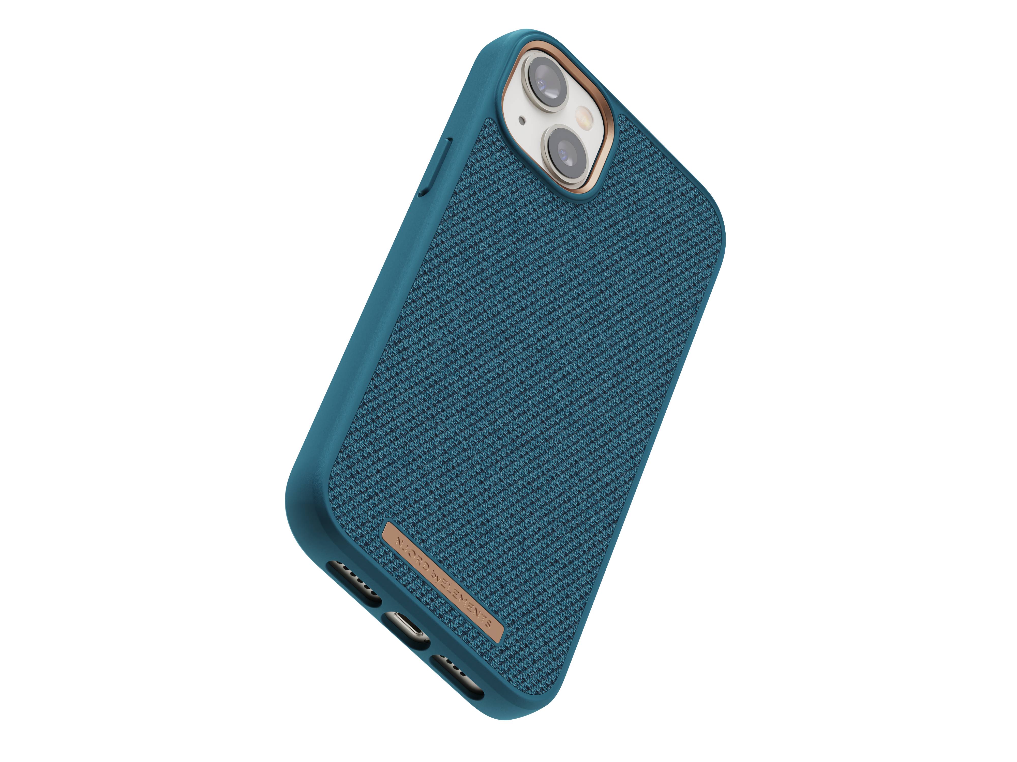 Rca Informatique - image du produit : IPHONE 14 PLUS CASE NJORD - FABRIC - BLUE