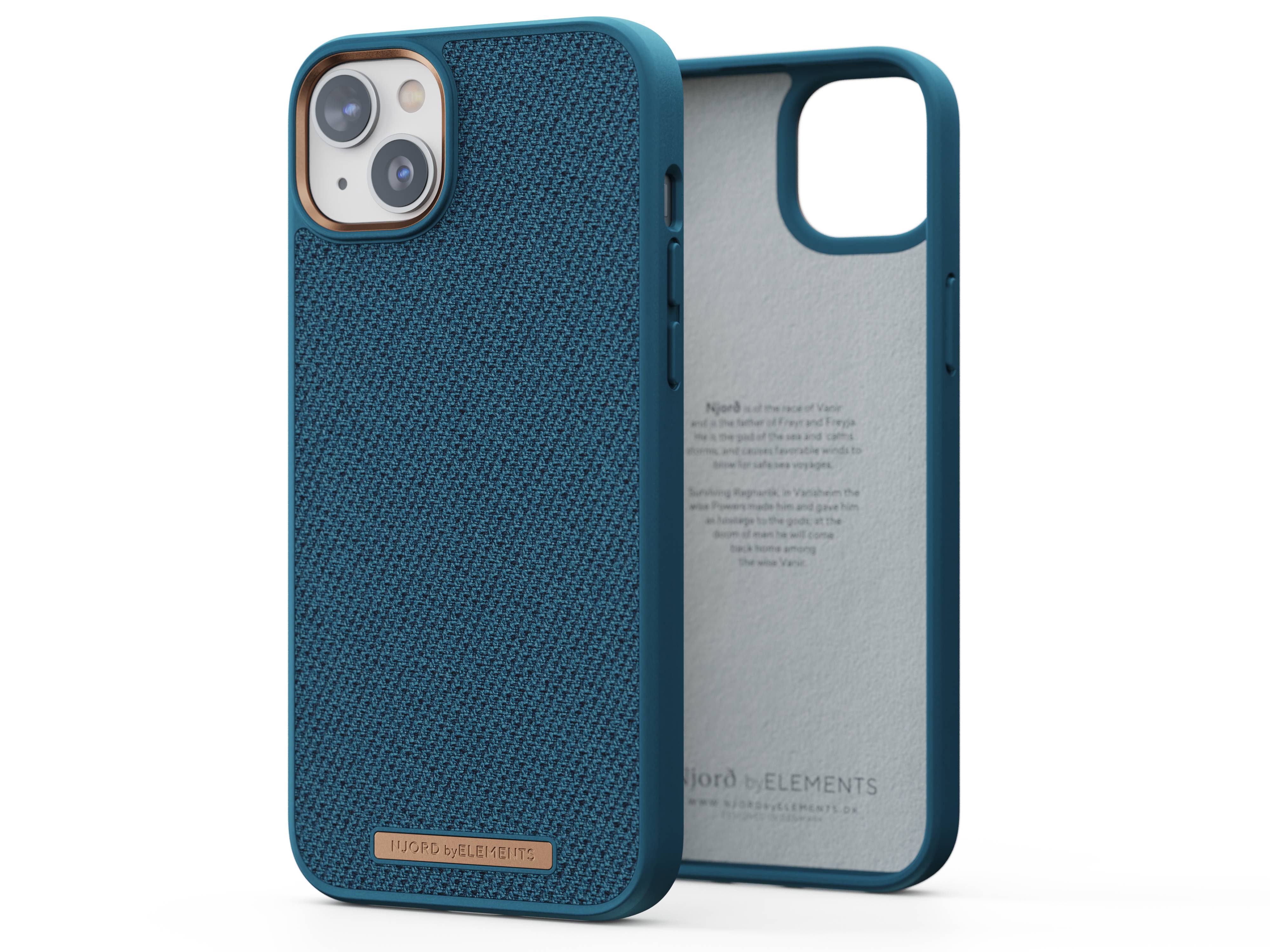 Rca Informatique - image du produit : IPHONE 14 PLUS CASE NJORD - FABRIC - BLUE