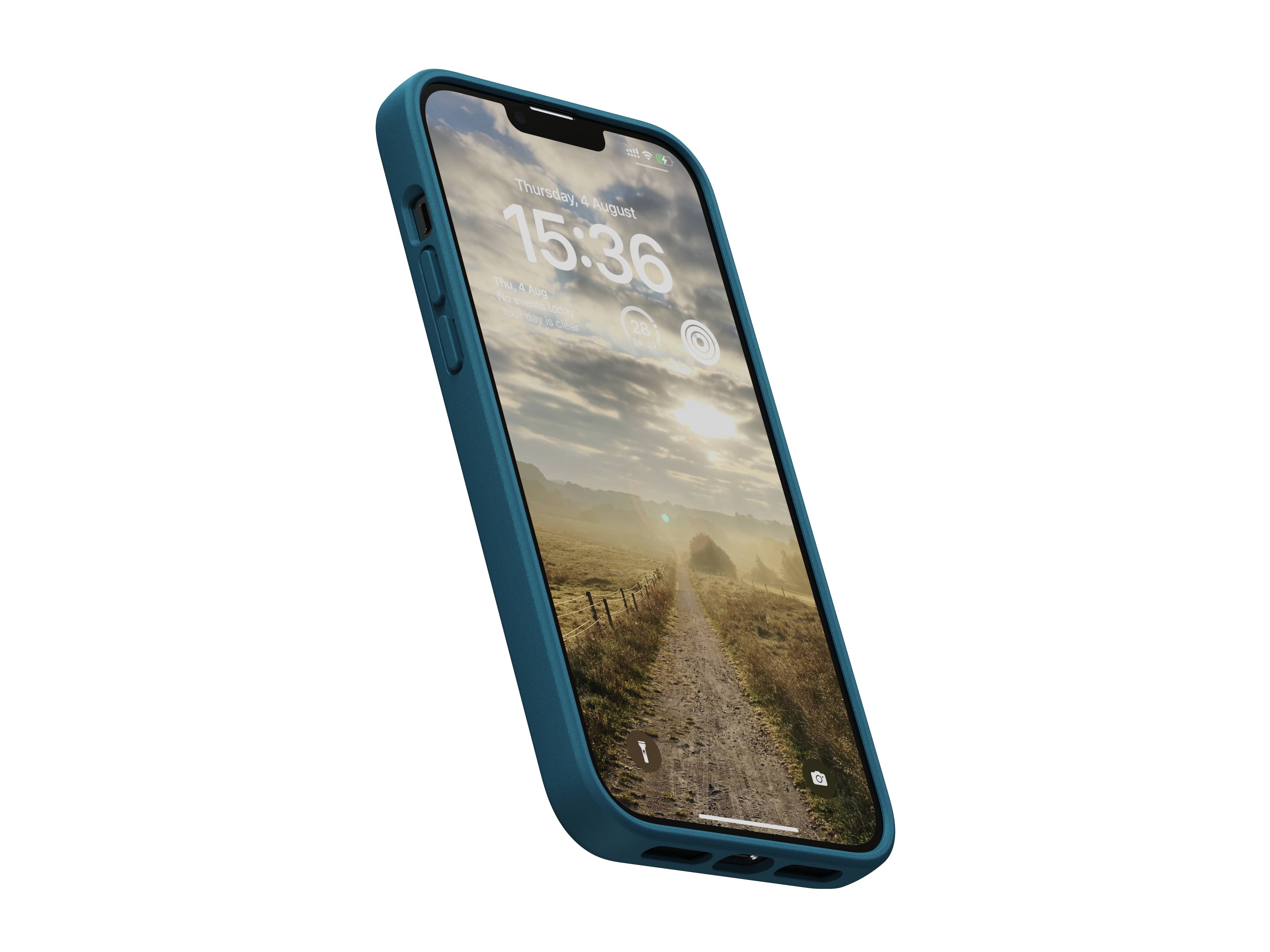 Rca Informatique - image du produit : IPHONE 14 PLUS CASE NJORD - FABRIC - BLUE