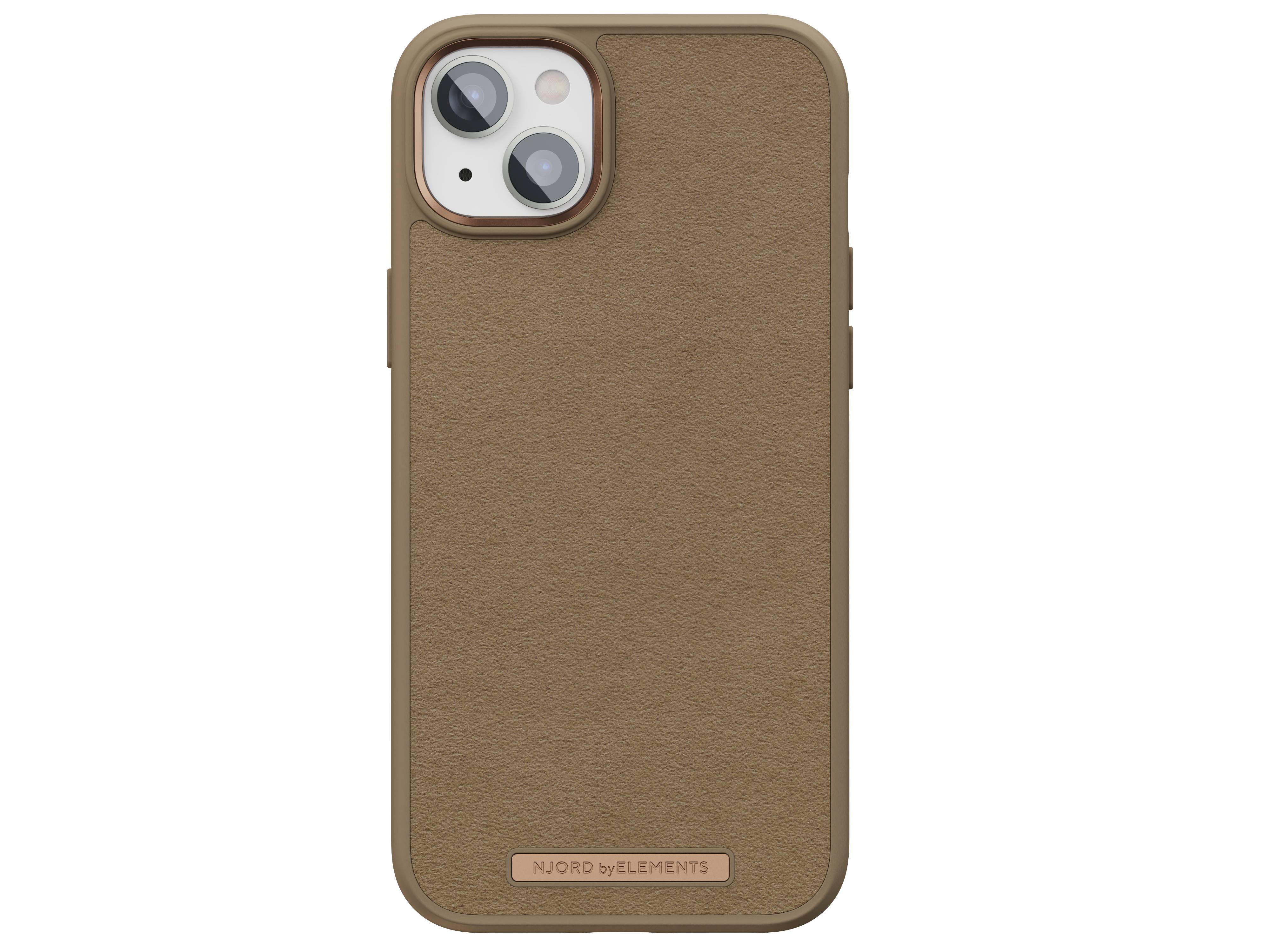 Rca Informatique - image du produit : IPHONE 14 PLUS CASE NJORD SUEDE CAMEL