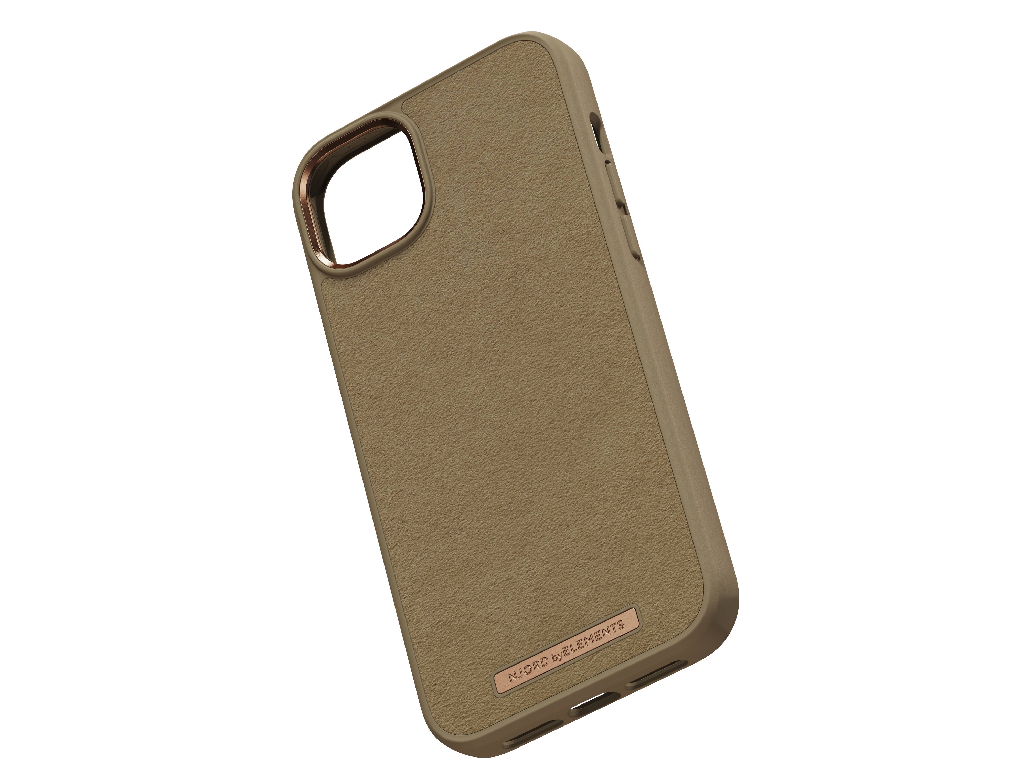 Rca Informatique - image du produit : IPHONE 14 PLUS CASE NJORD SUEDE CAMEL