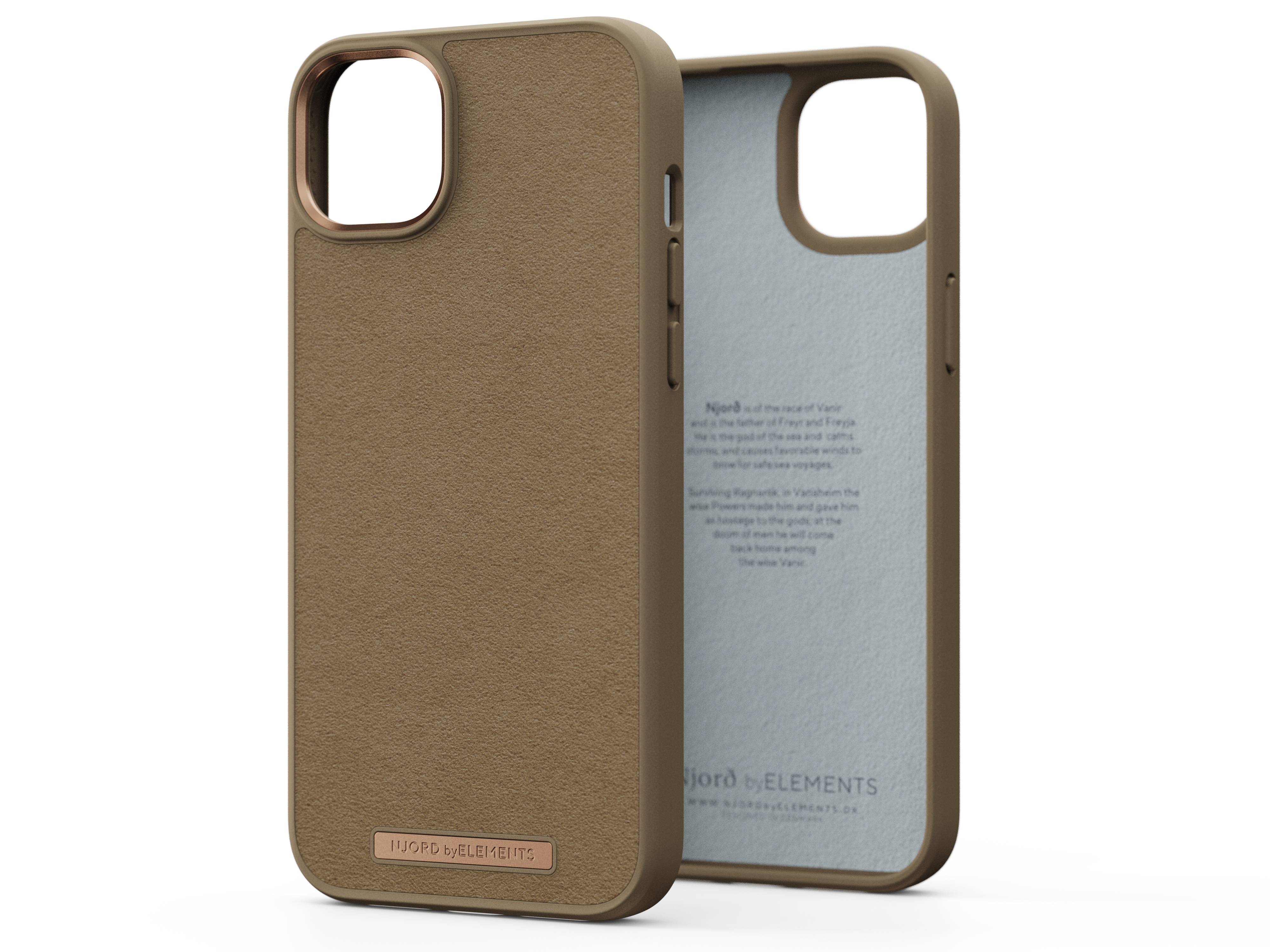 Rca Informatique - image du produit : IPHONE 14 PLUS CASE NJORD SUEDE CAMEL