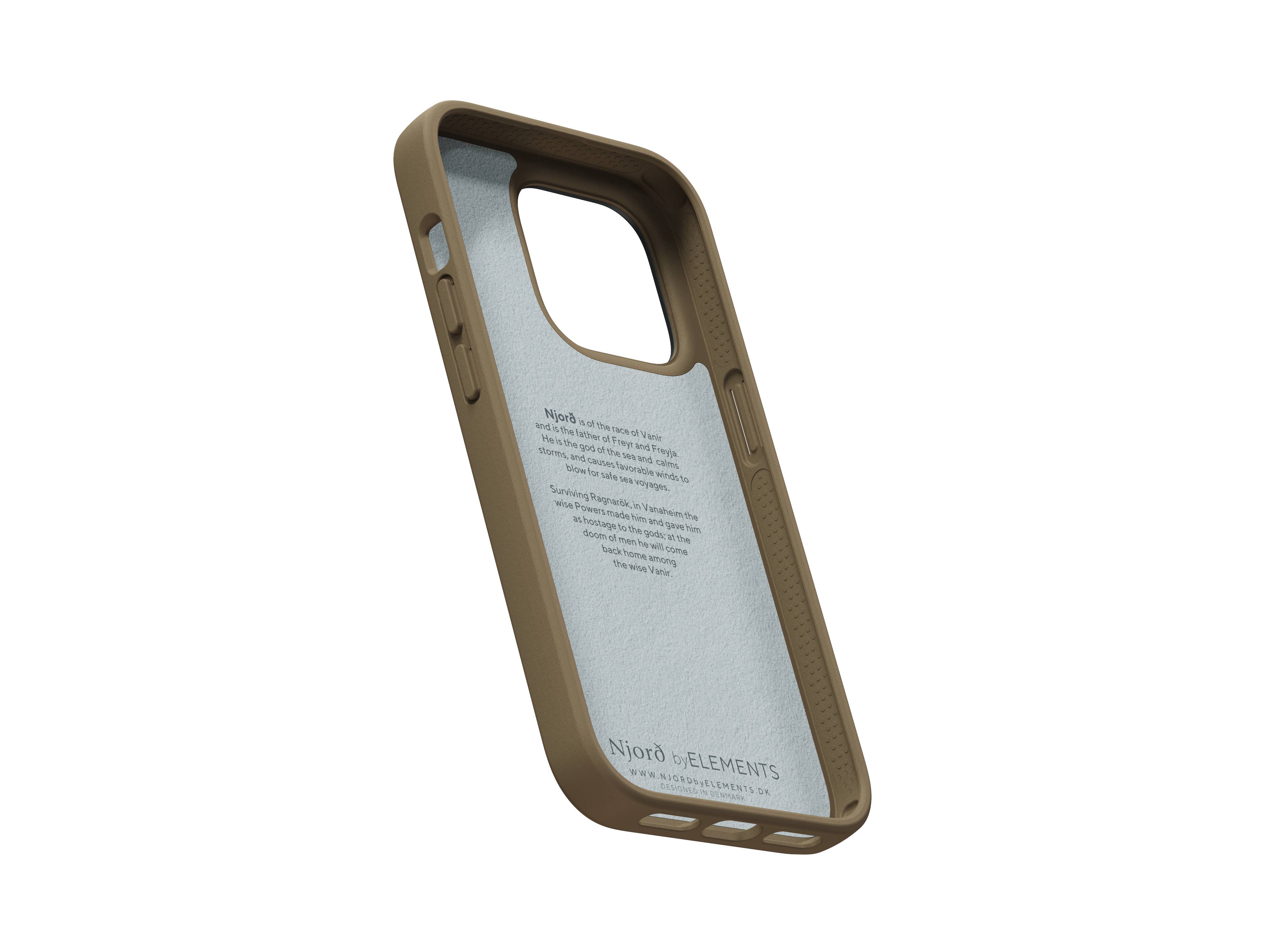 Rca Informatique - image du produit : IPHONE 14 PRO CASE NJORD SUEDE CAMEL