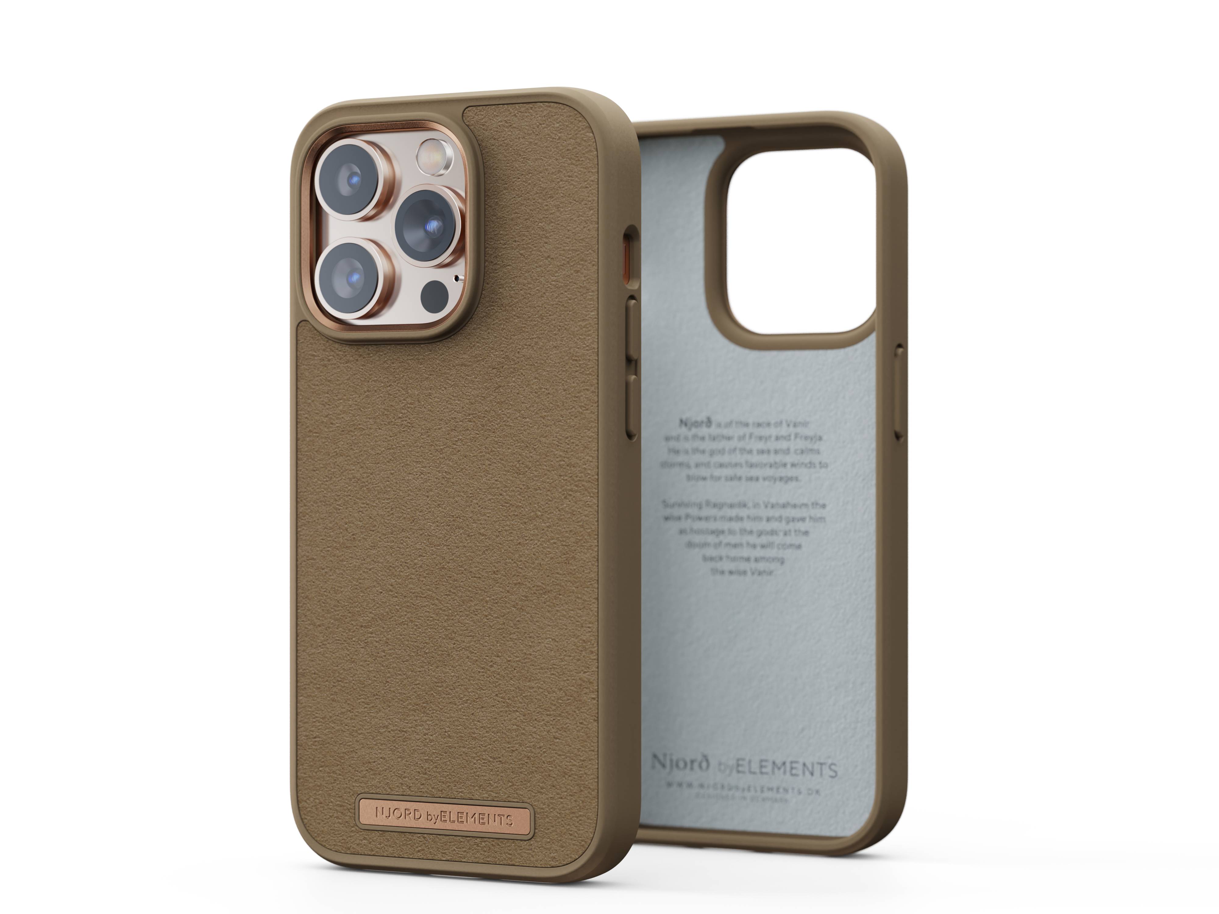 Rca Informatique - image du produit : IPHONE 14 PRO CASE NJORD SUEDE CAMEL