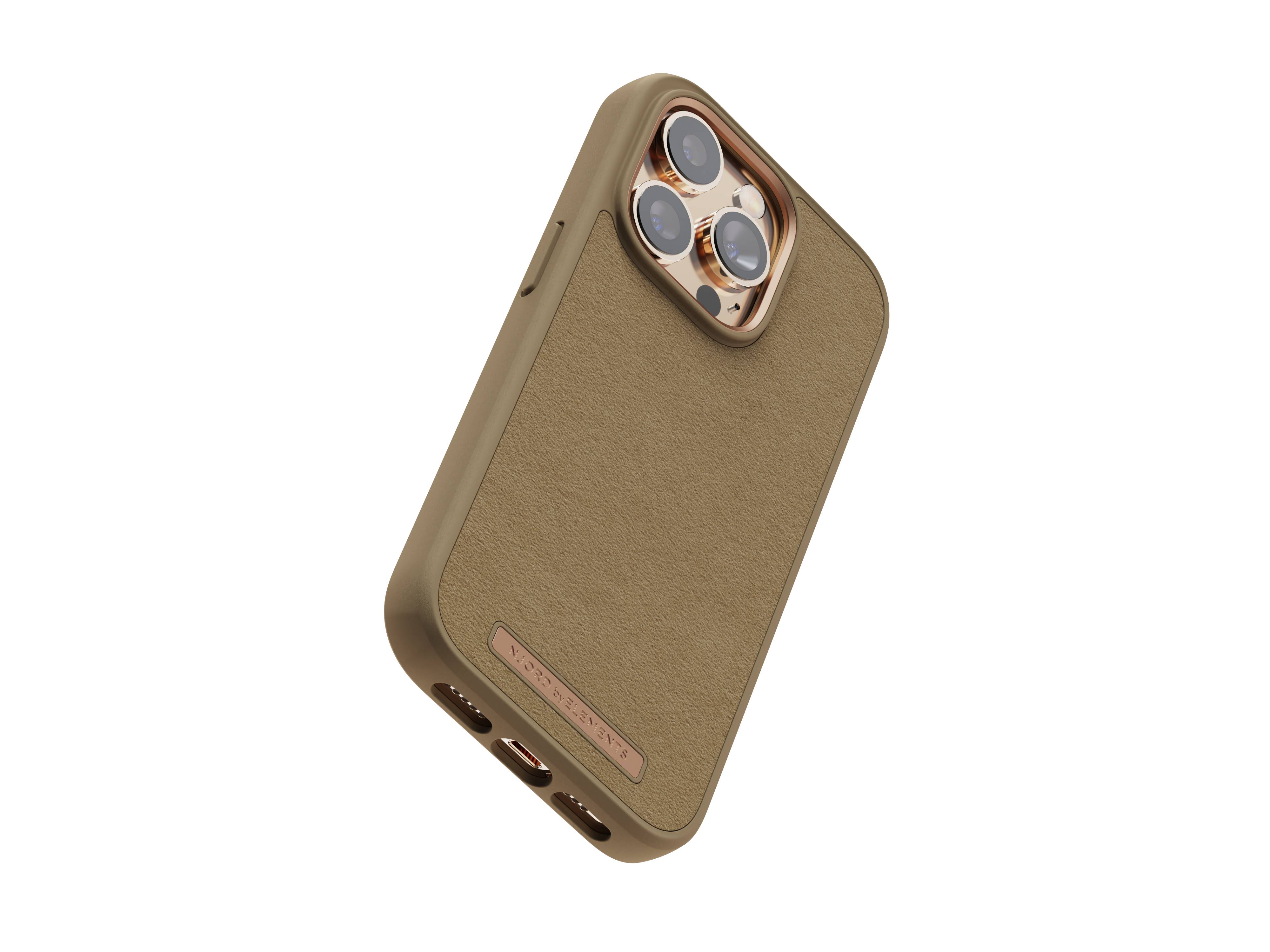 Rca Informatique - image du produit : IPHONE 14 PRO CASE NJORD SUEDE CAMEL