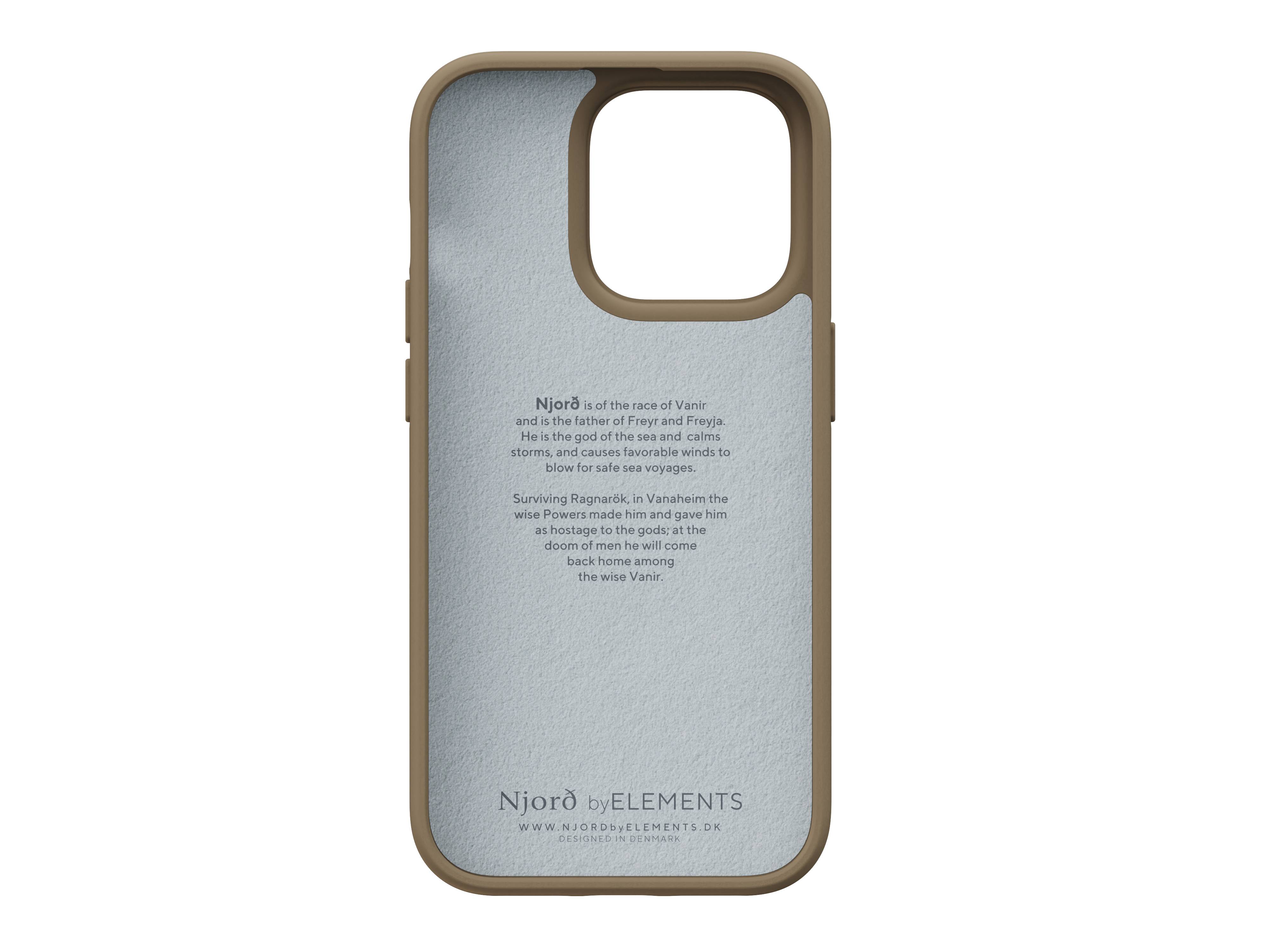 Rca Informatique - image du produit : IPHONE 14 PRO CASE NJORD SUEDE CAMEL