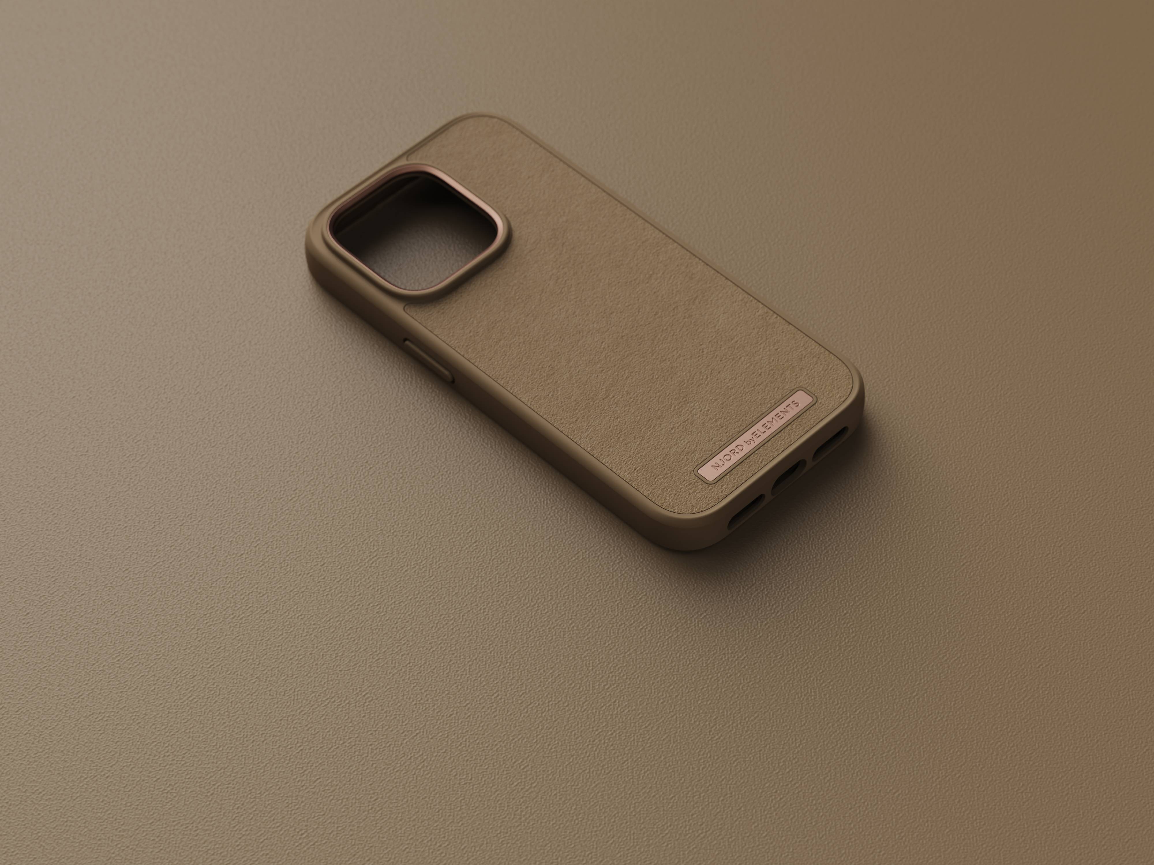 Rca Informatique - image du produit : IPHONE 14 PRO CASE NJORD SUEDE CAMEL